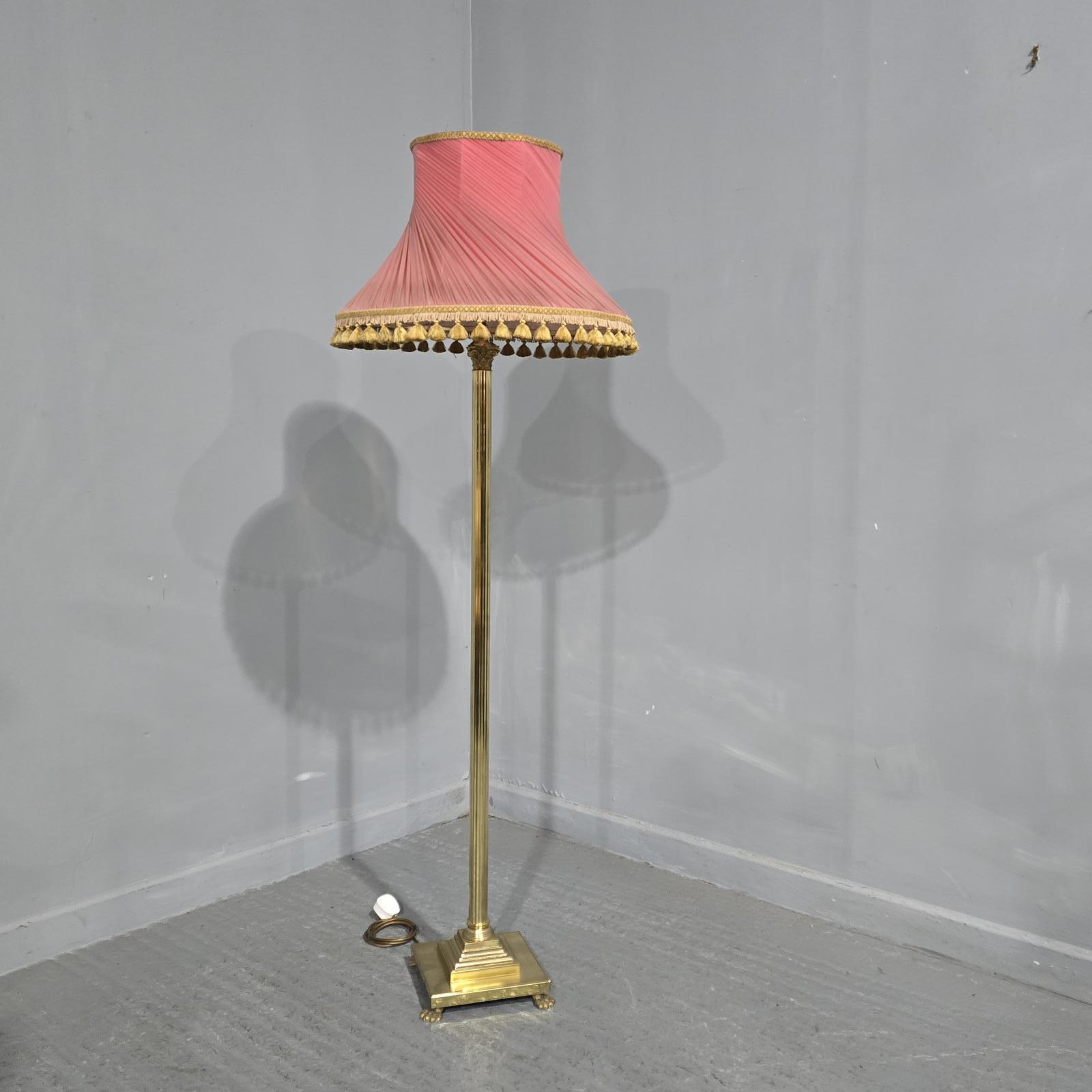 Brass Corinthian Standard Lamp (1 of 10) Brass Corinthian Standard Lamp (1 of 10)