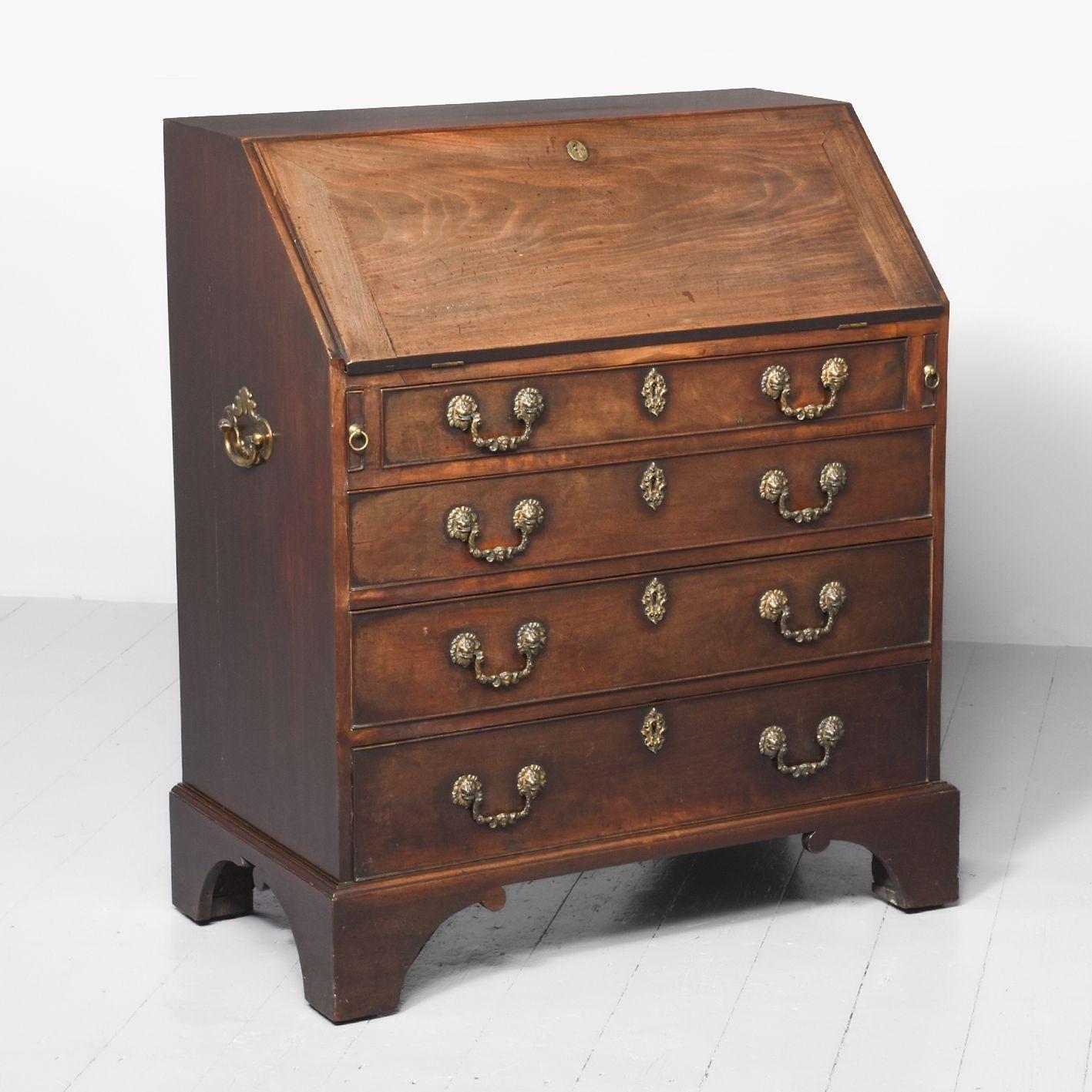 Rare Giles Grendey Mahogany Bureau (1 of 12)