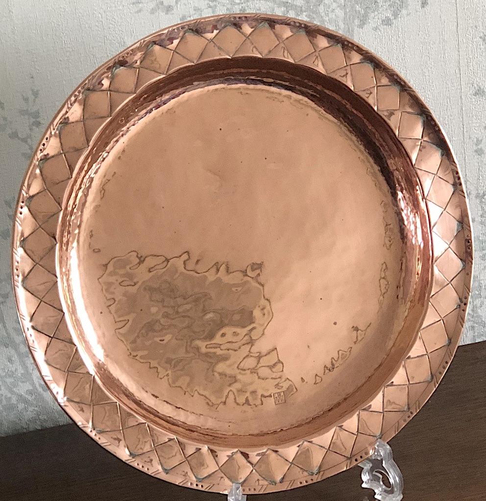 Hugh Wallis Arts & Crafts Copper Plate 1900-1943 (1 of 4)