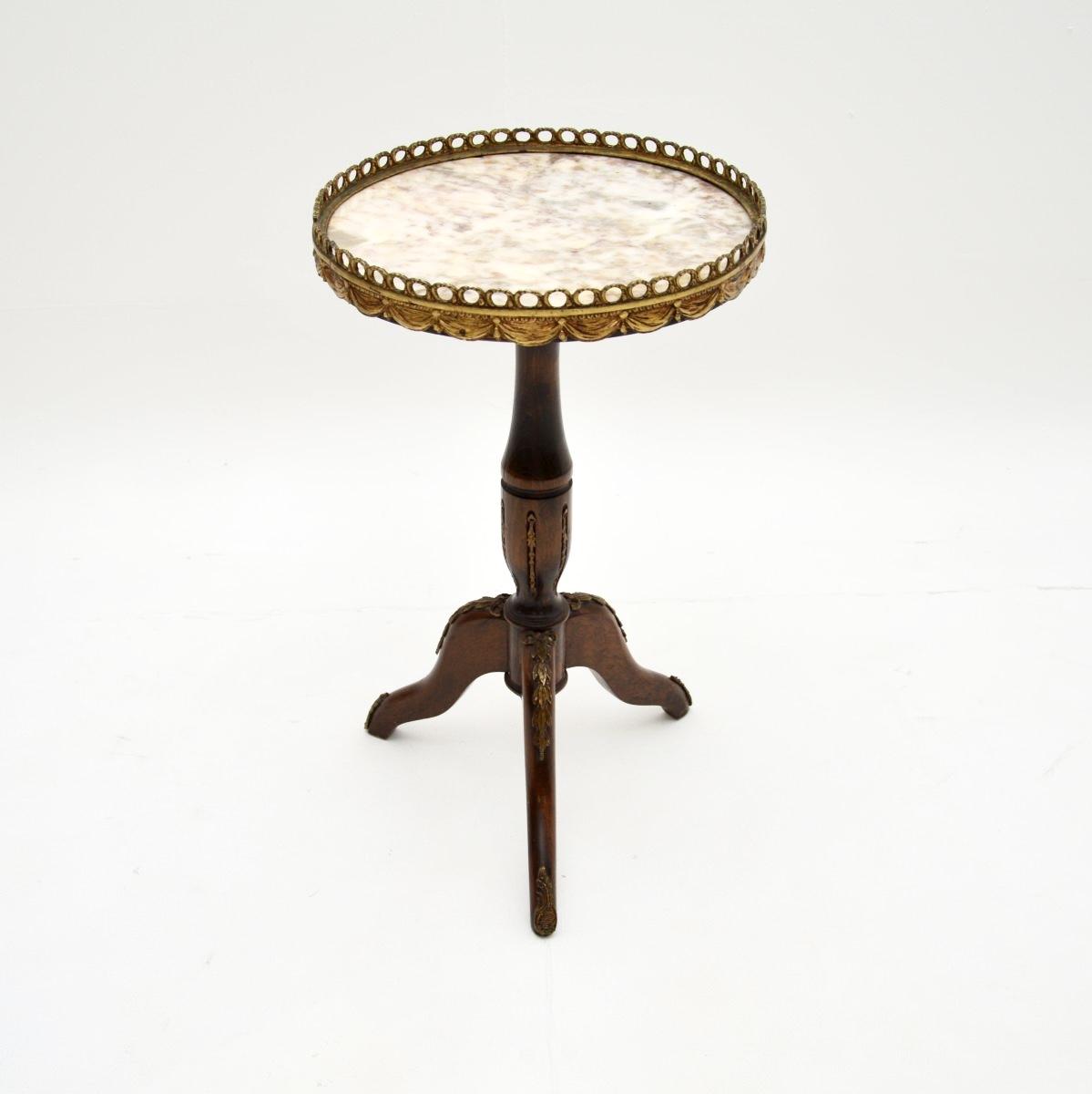 French Marble Top Wine Table (1 of 6)