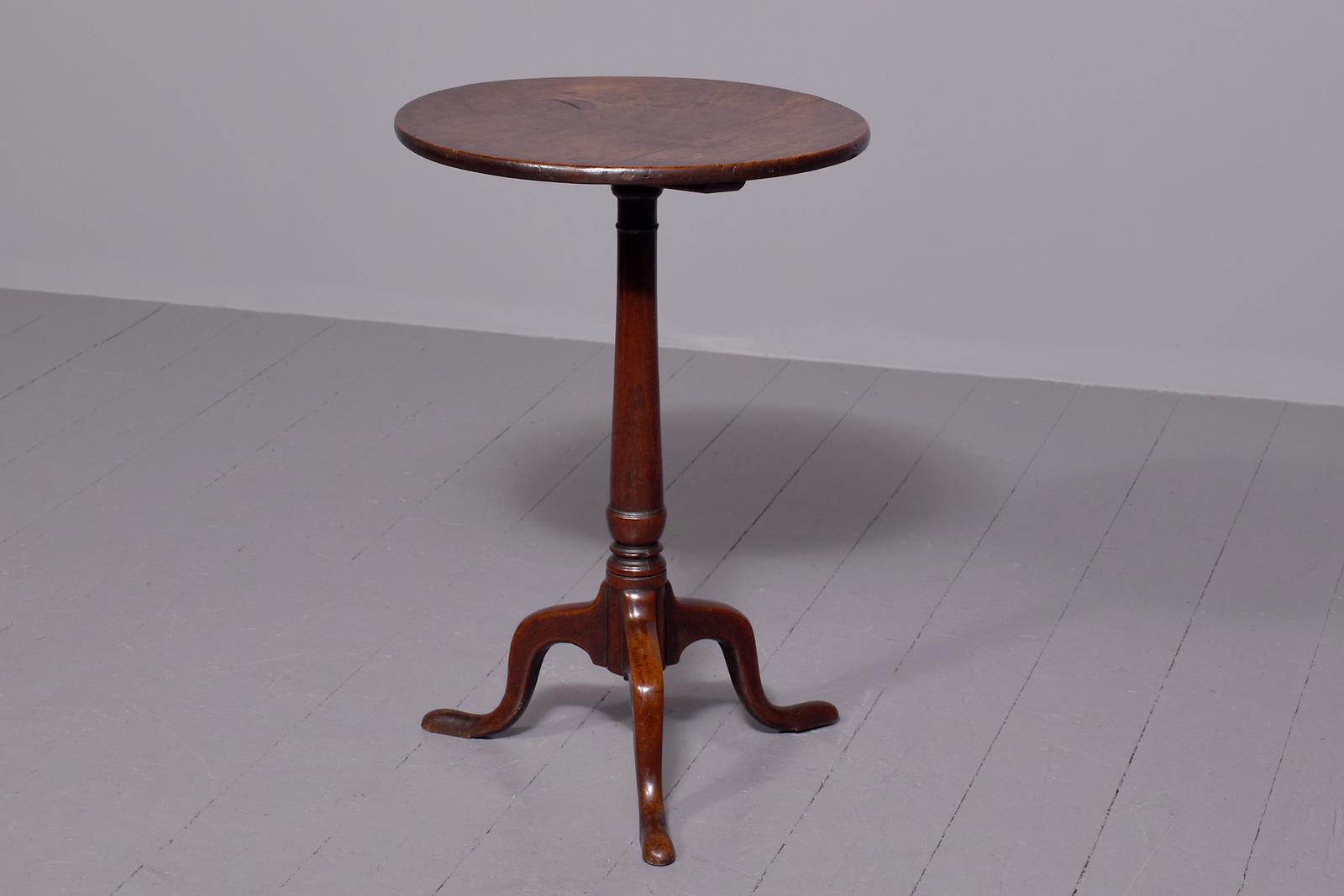 George 2nd Mahogany Tripod Occasional Table (1 of 5)