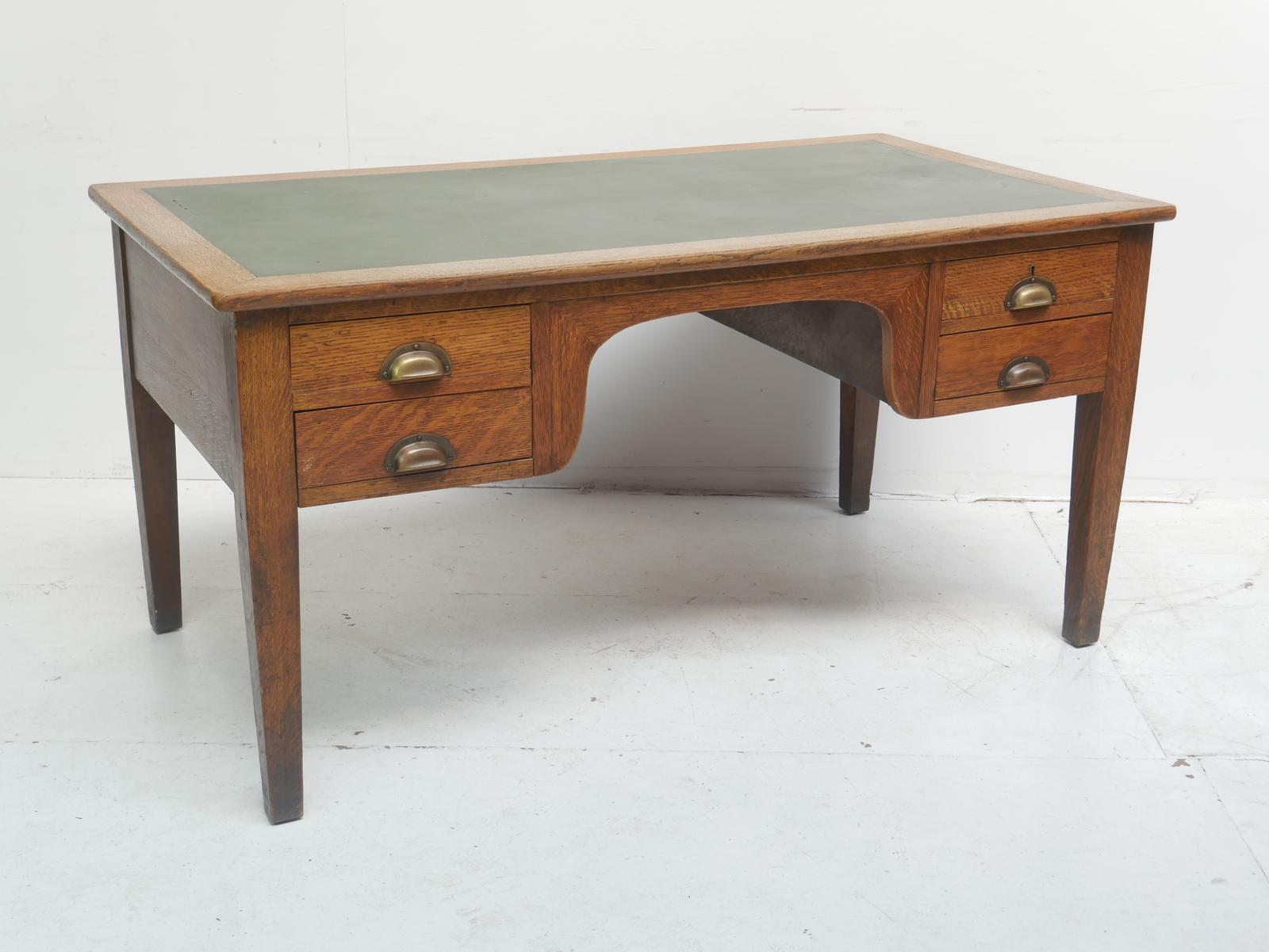 Large Antique Oak Desk (1 of 13)