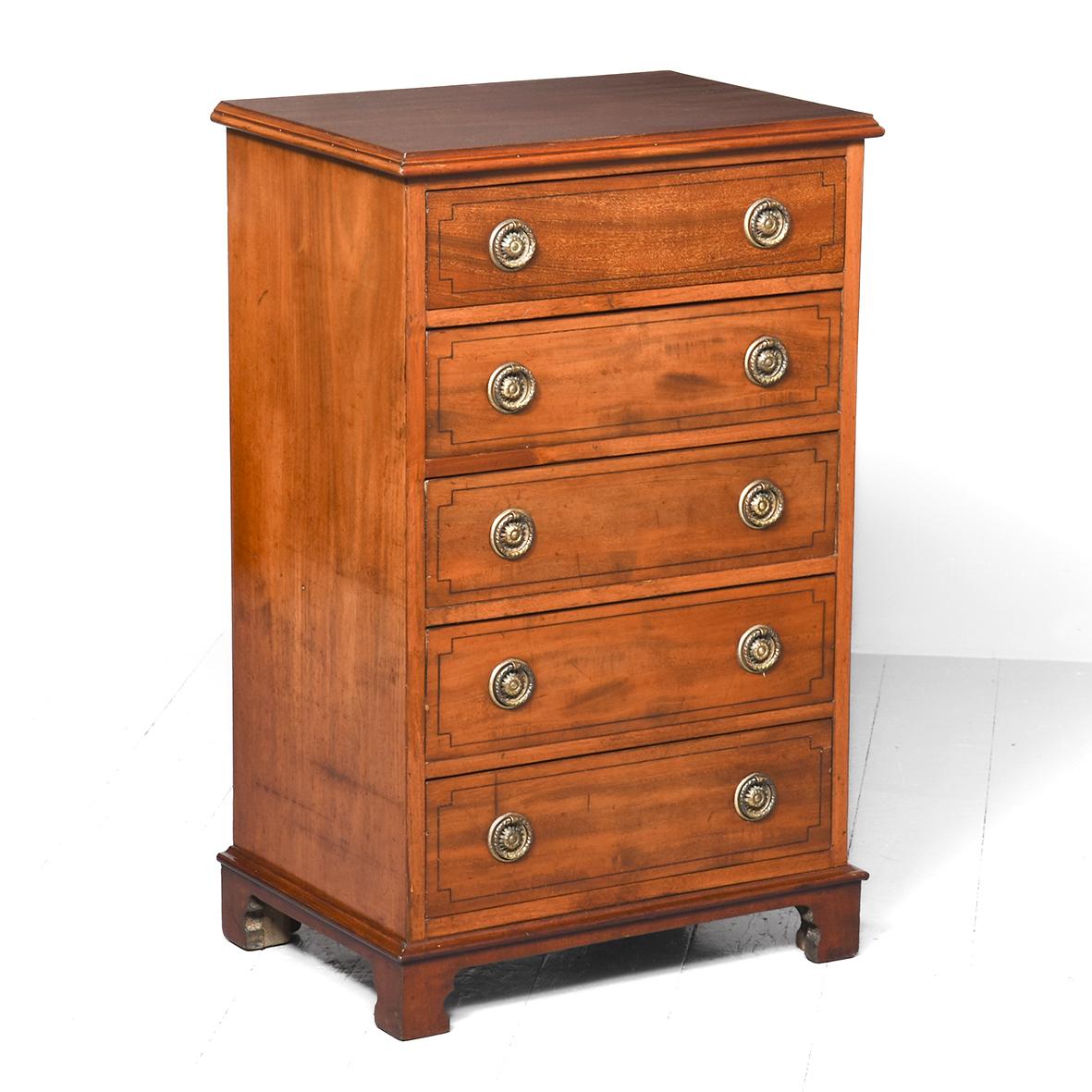 Georgian Style Inlaid Mahogany Chest of Drawers c.1900 (1 of 7) Georgian Style Inlaid Mahogany Chest of Drawers c.1900 (1 of 7)