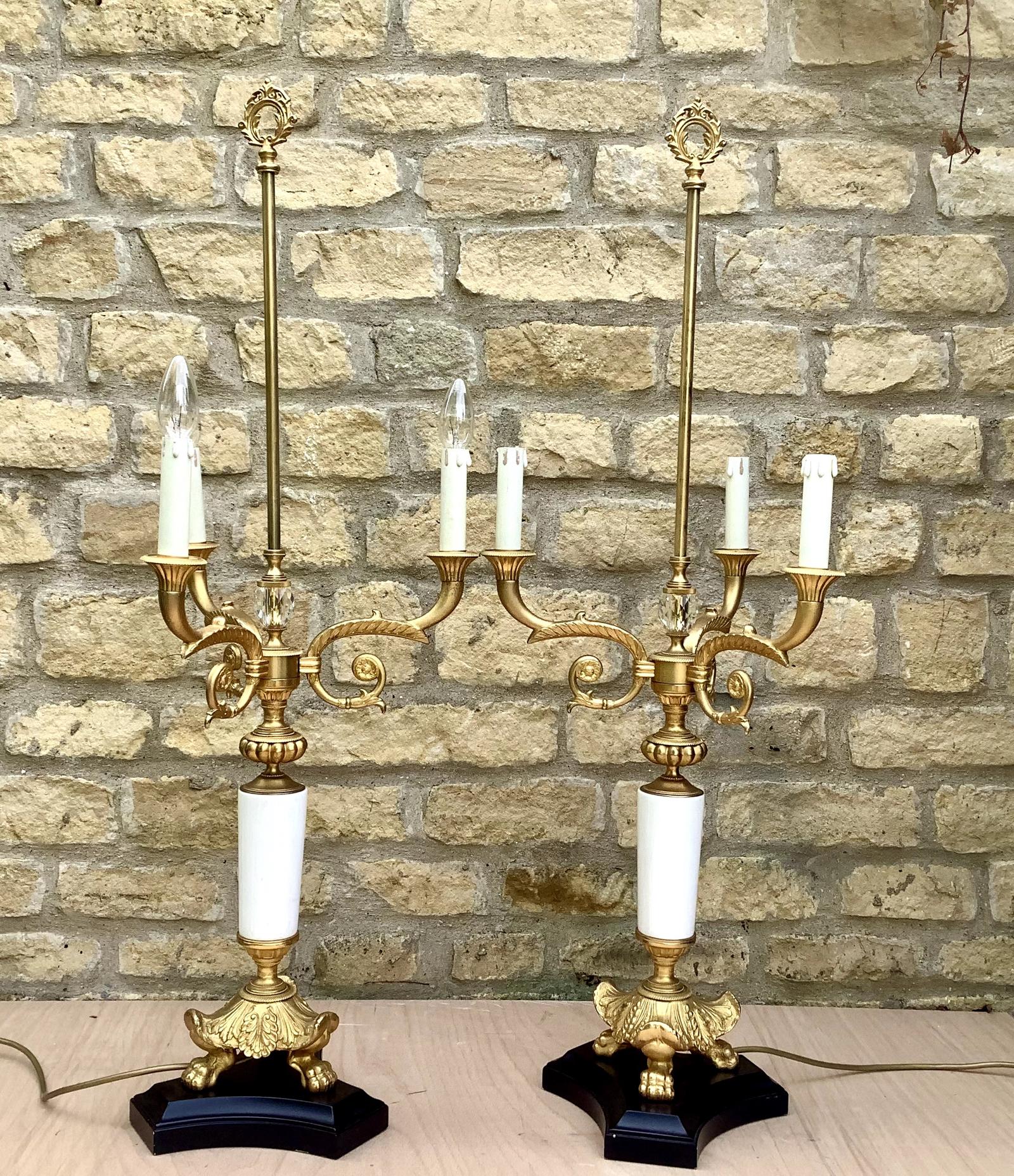 Ornate Pair of Lamps (1 of 4)