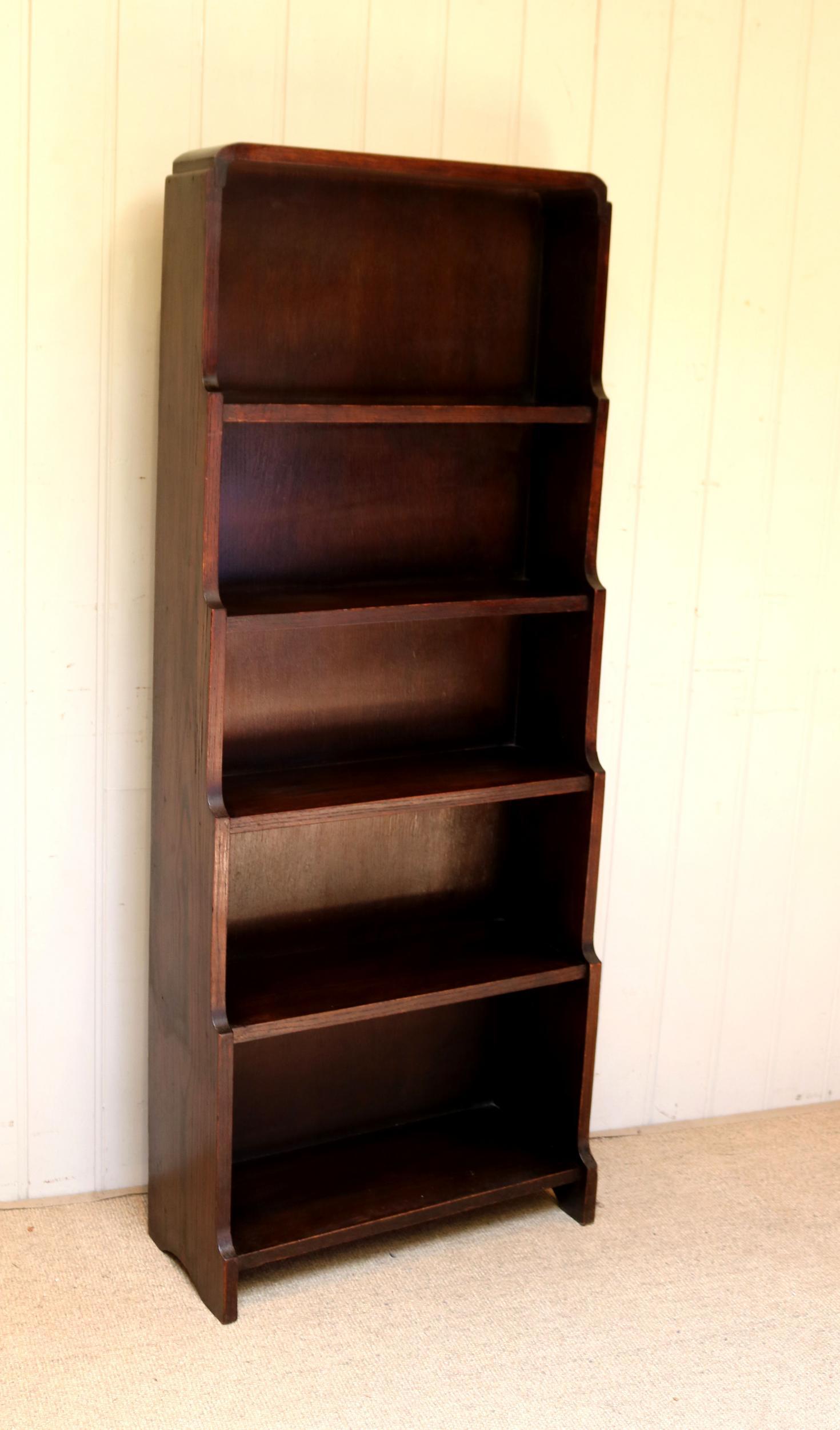 Oak Art Deco Open Bookcase (1 of 10) Oak Art Deco Open Bookcase (1 of 10)