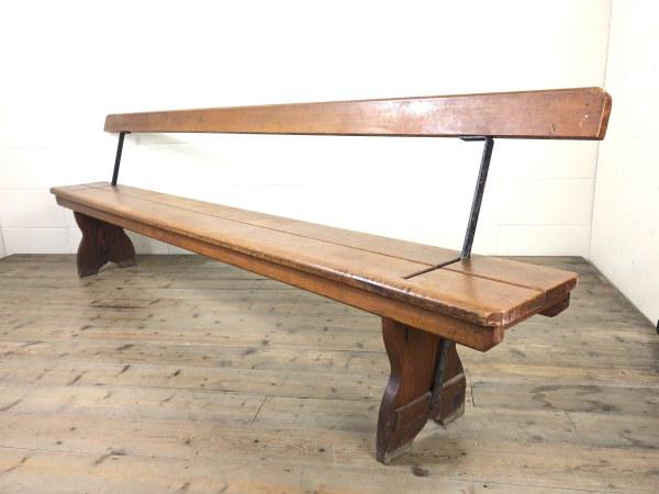 Antique Pine Flip Over Railway Bench (1 of 9) Antique Pine Flip Over Railway Bench (1 of 9)
