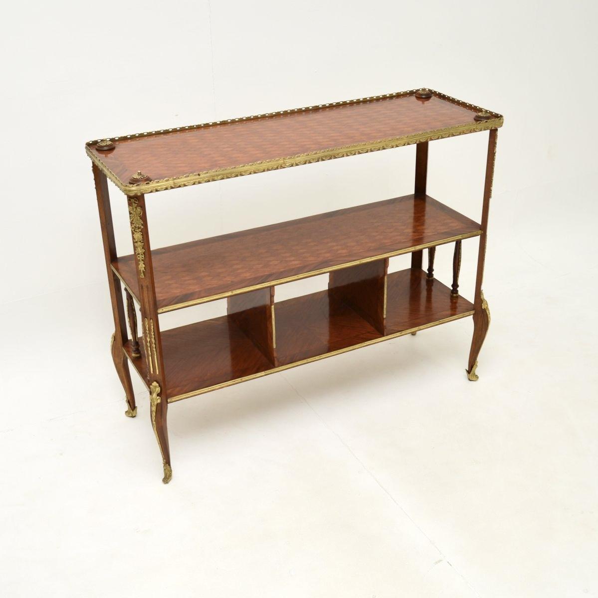 Antique French Inlaid Parquetry Etagere (1 of 10) Antique French Inlaid Parquetry Etagere (1 of 10)