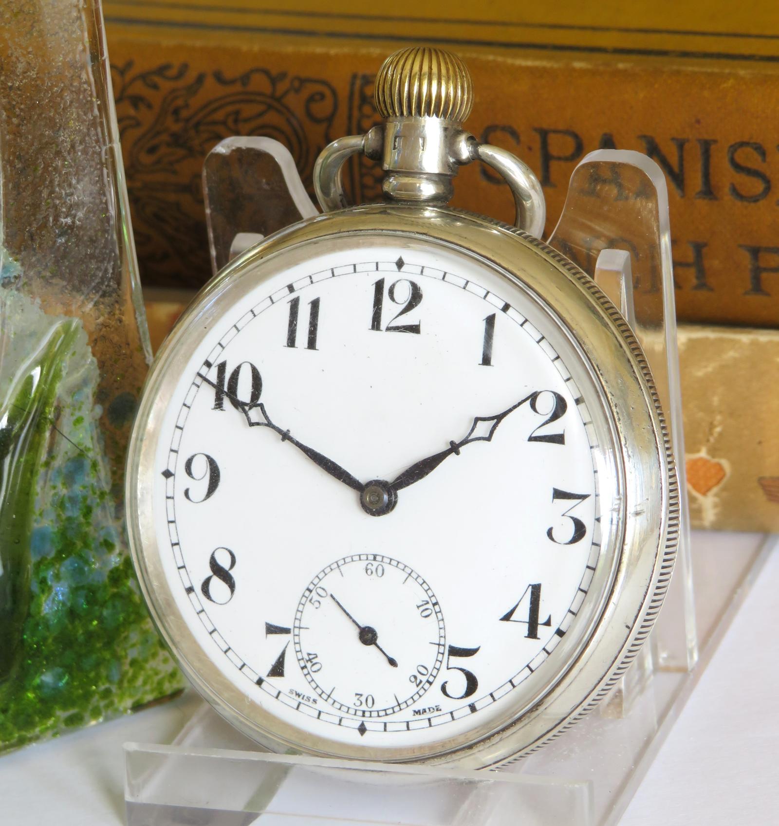 Pocket Watch: Antique Silver Pocket Watch 1925 (1 of 5) Pocket Watch: Antique Silver Pocket Watch 1925 (1 of 5)