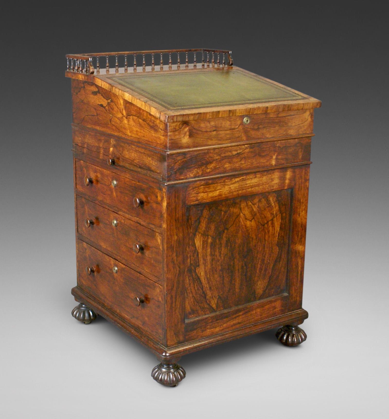 Regency Rosewood Davenport Probably By Gillows (1 of 8) Regency Rosewood Davenport Probably By Gillows (1 of 8)