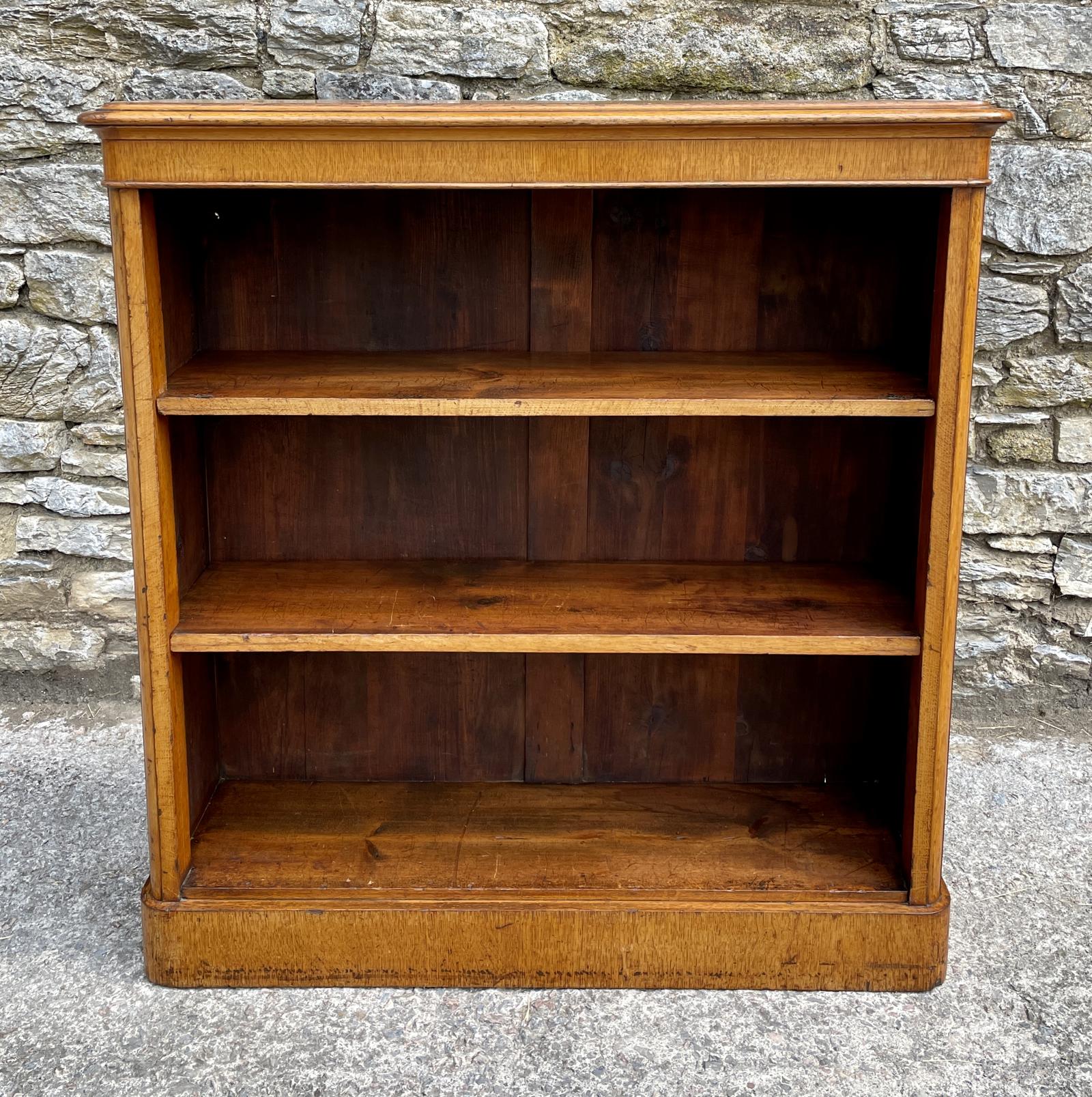 Victorian Golden Oak Bookcase by Edwards & Roberts LA412676