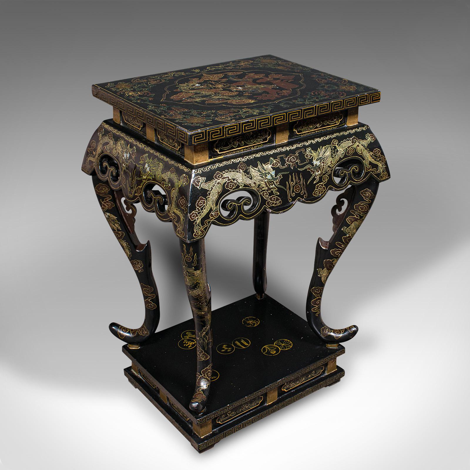 Antique Jardinière Stand, Japanese, Display Table, Aesthetic Period c.1880 (1 of 12)