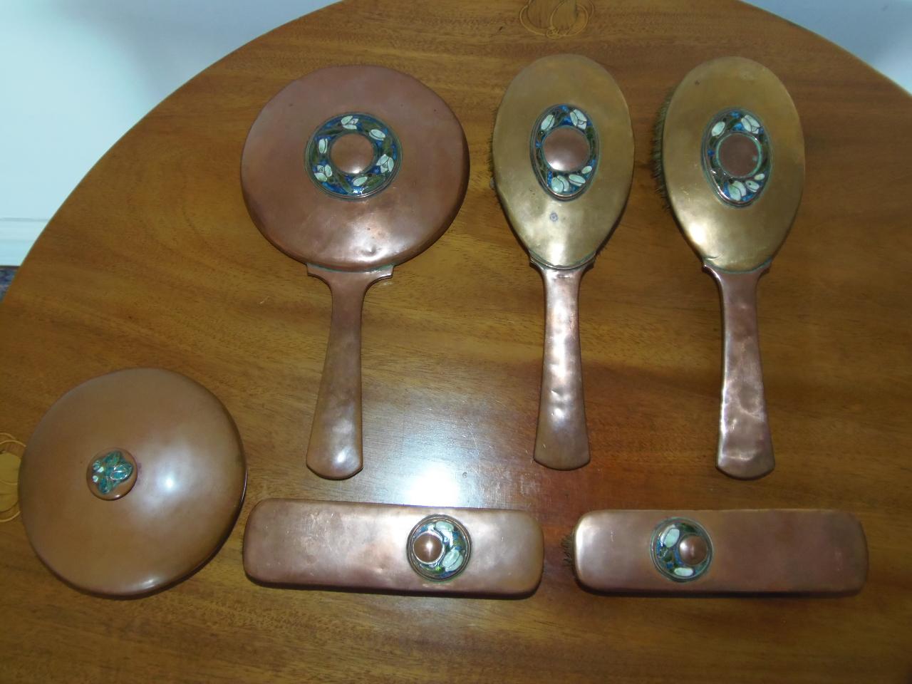 Arts & Crafts Dressing Table Set (1 of 12)