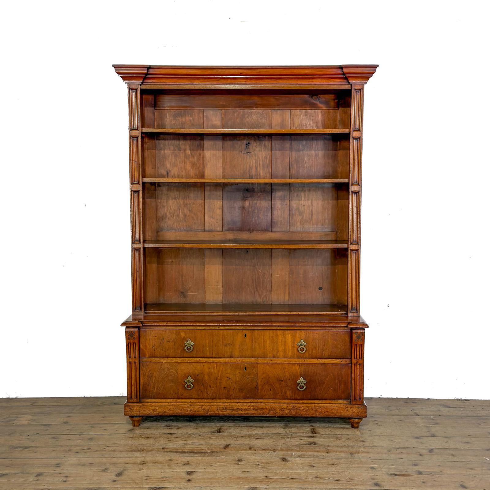 Antique Walnut Open Bookcase (1 of 9) Antique Walnut Open Bookcase (1 of 9)