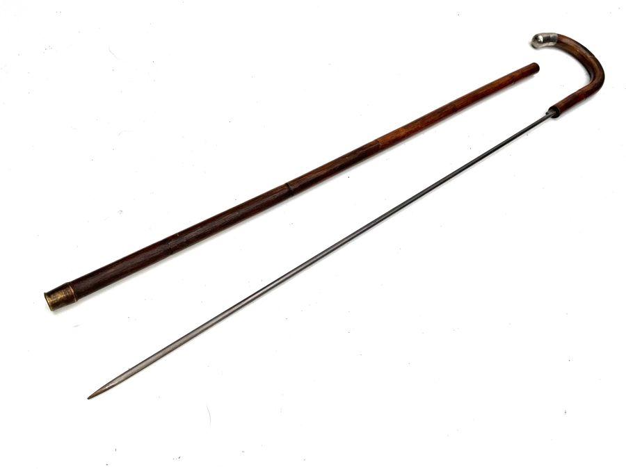 Gentleman's Walking Stick Sword Stick London 1919 (1 of 25)