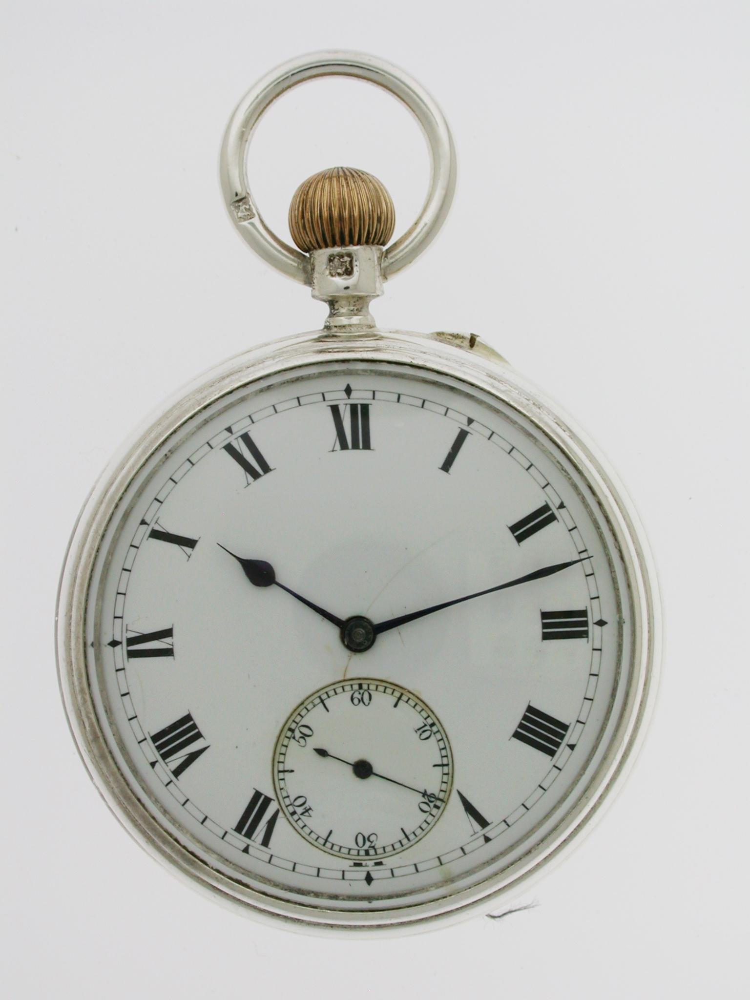 Pocket Watch Silver R.J. Barfoot Hallmarked 1905 (1 of 5) Pocket Watch Silver R.J. Barfoot Hallmarked 1905 (1 of 5)