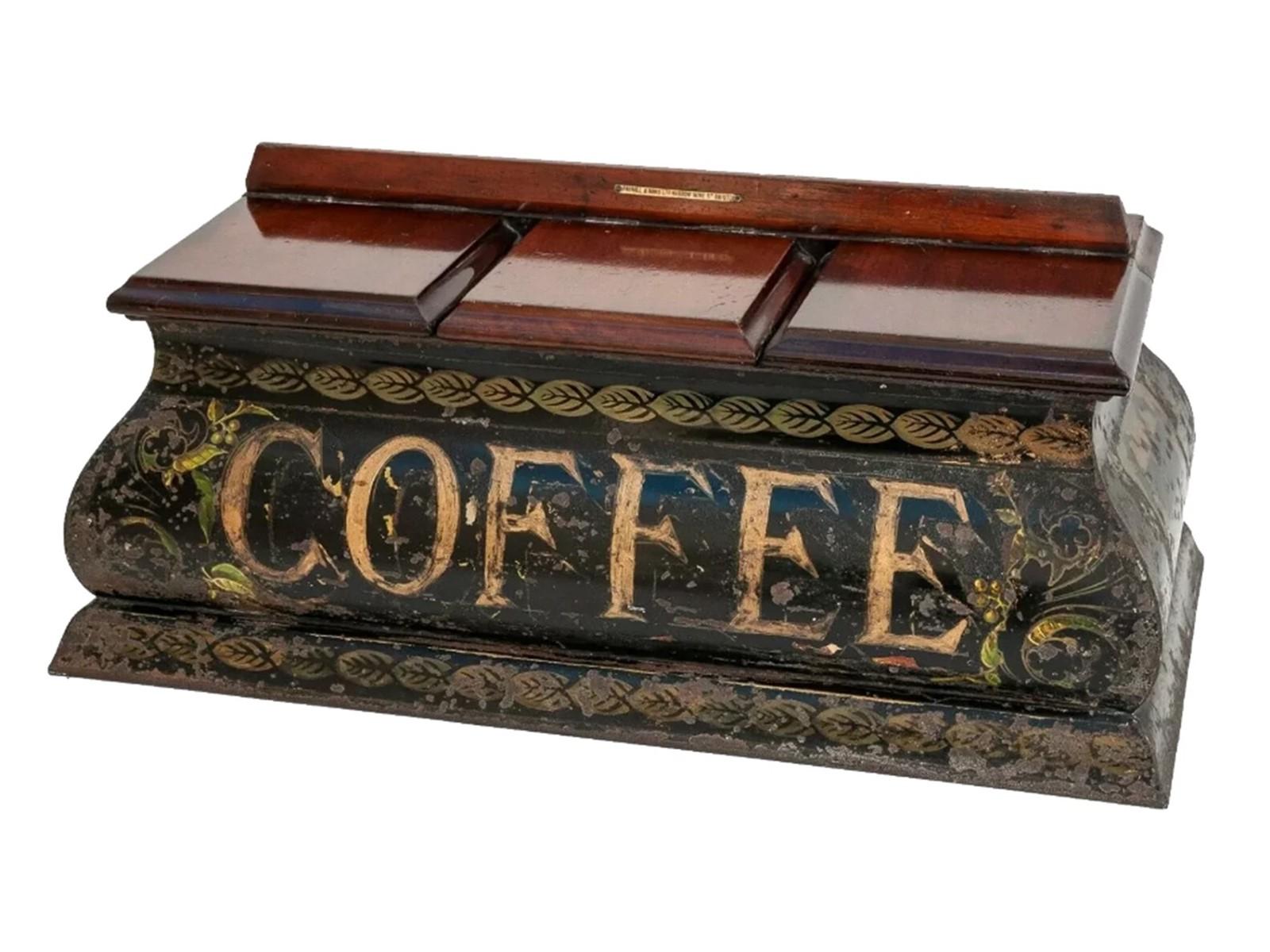 19th Century Grocery Toleware Shop Coffee Dispenser (1 of 7)