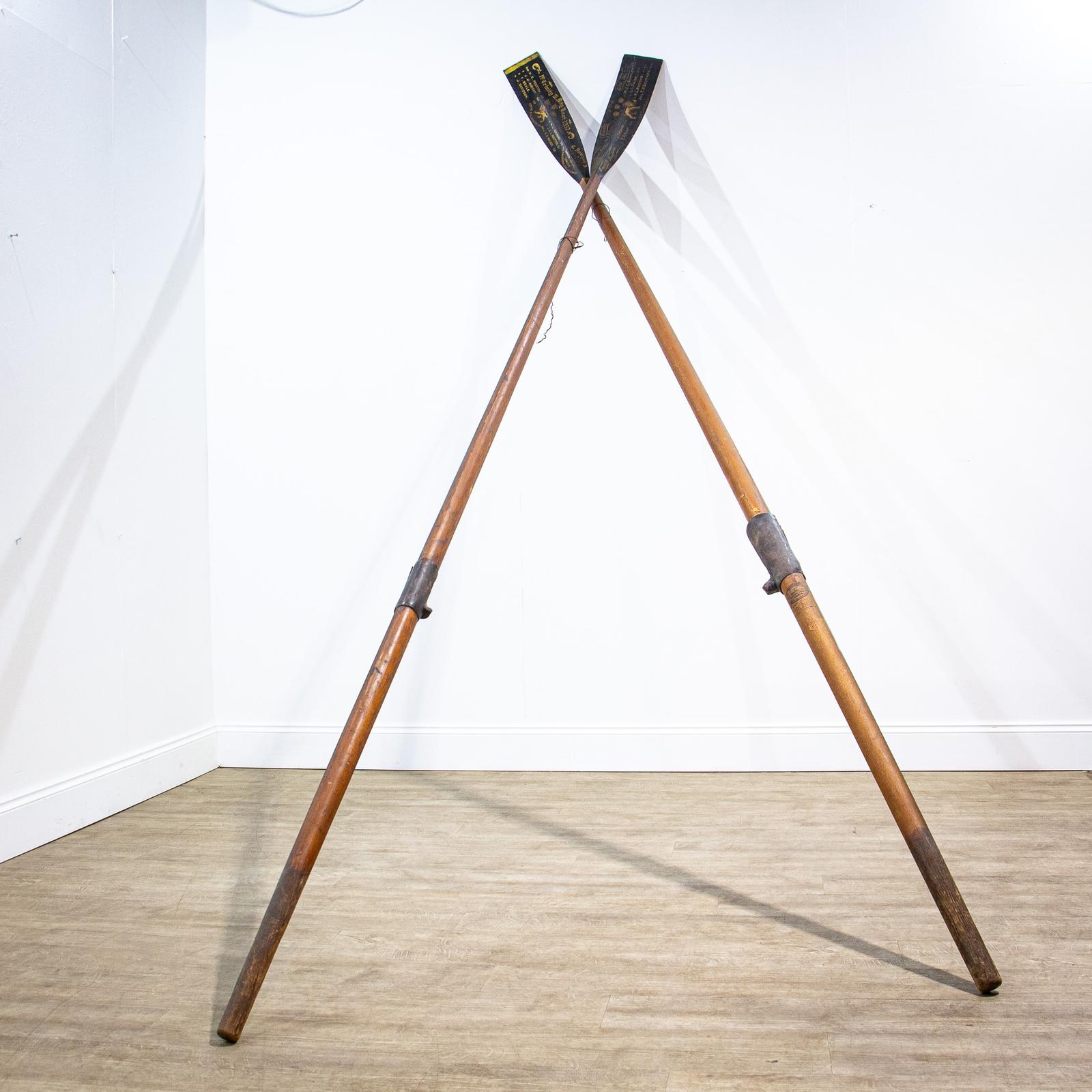 Decorative Cambridge University Rowing Oars 19th Century & 1932 (1 of 12)