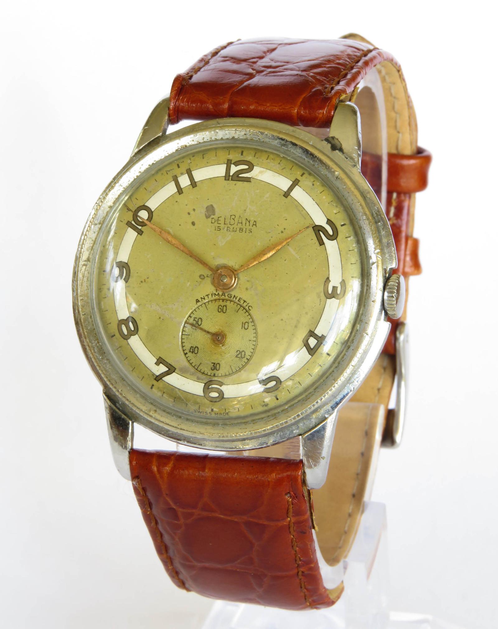 Watch: Gent 1950s Delbana Wrist Watch (1 of 5) Watch: Gent 1950s Delbana Wrist Watch (1 of 5)