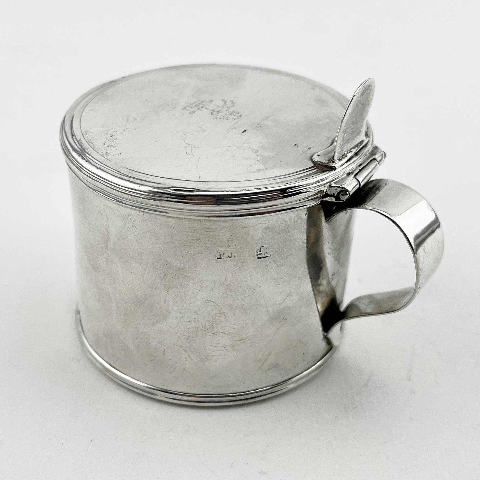 Plain George III Sterling Silver Mustard Pot (1 of 6) Plain George III Sterling Silver Mustard Pot (1 of 6)