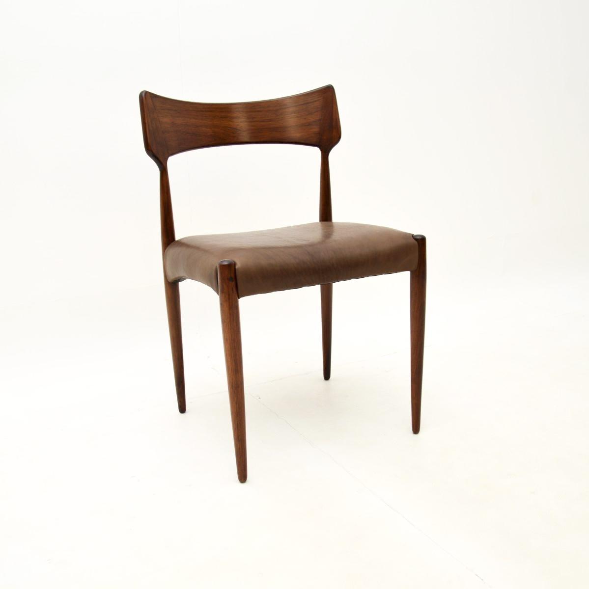 Danish Vintage Rosewood & Leather Chair by Bernhard Pedersen (1 of 8) Danish Vintage Rosewood & Leather Chair by Bernhard Pedersen (1 of 8)