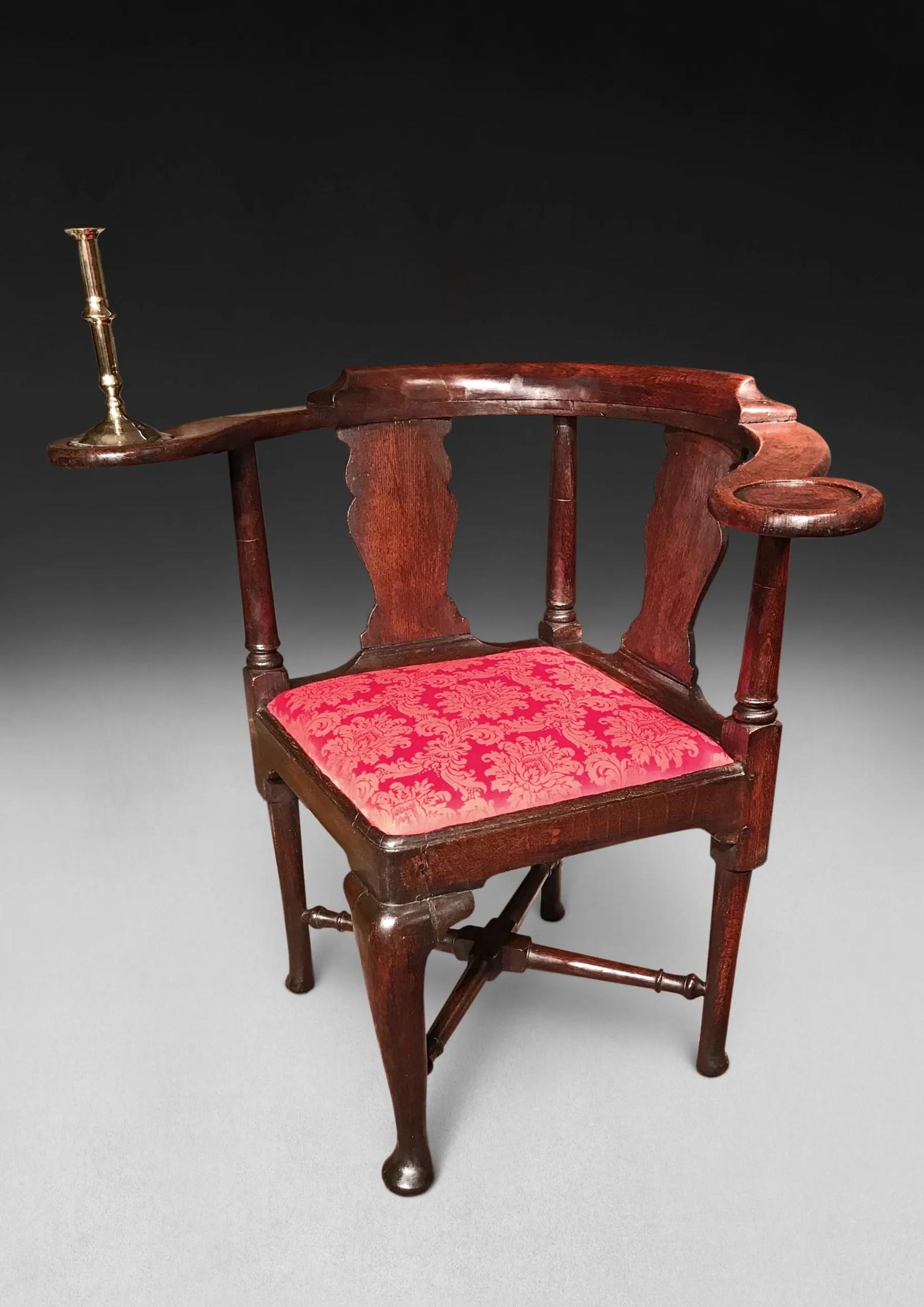 George II Oak Corner Chair (1 of 2)