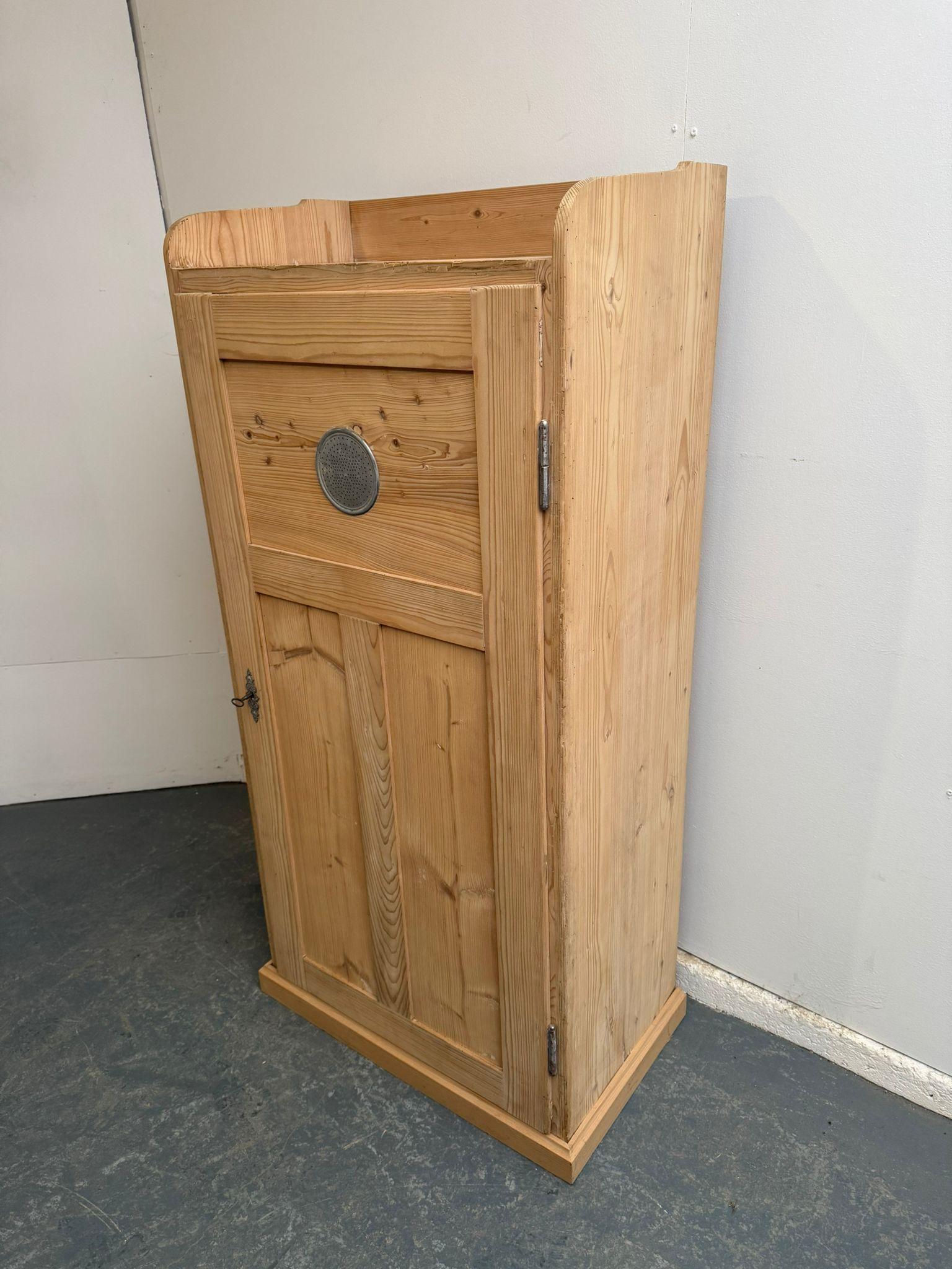 A Galleried Victorian Antique /old Pine 1 Door Kitchen Cupboard to Wax/paint (1 of 8) A Galleried Victorian Antique /old Pine 1 Door Kitchen Cupboard to Wax/paint (1 of 8)