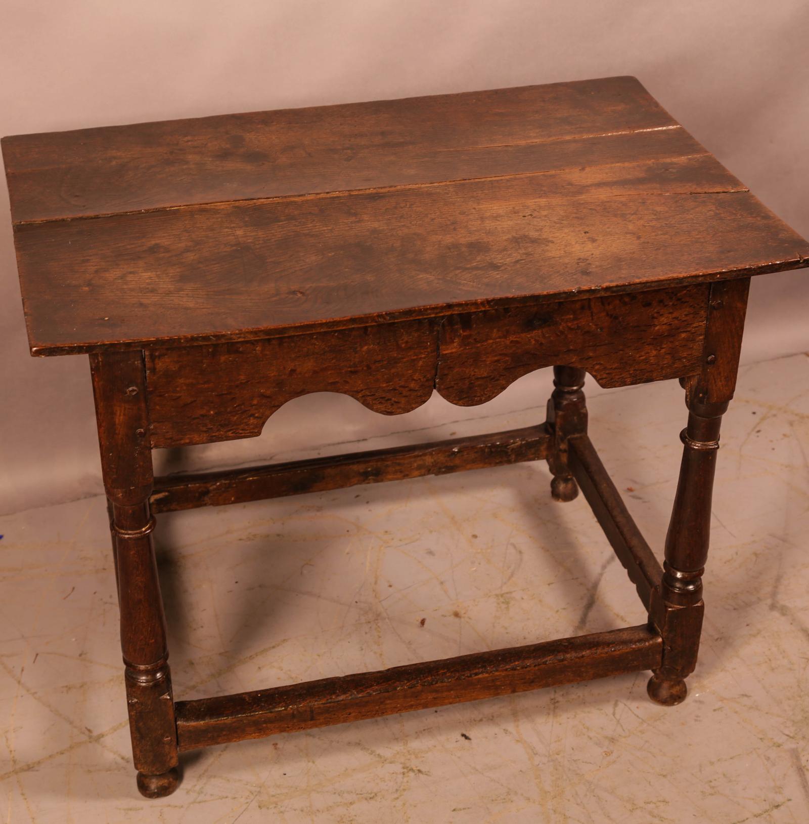 17th Century Oak Side Table (1 of 7) 17th Century Oak Side Table (1 of 7)