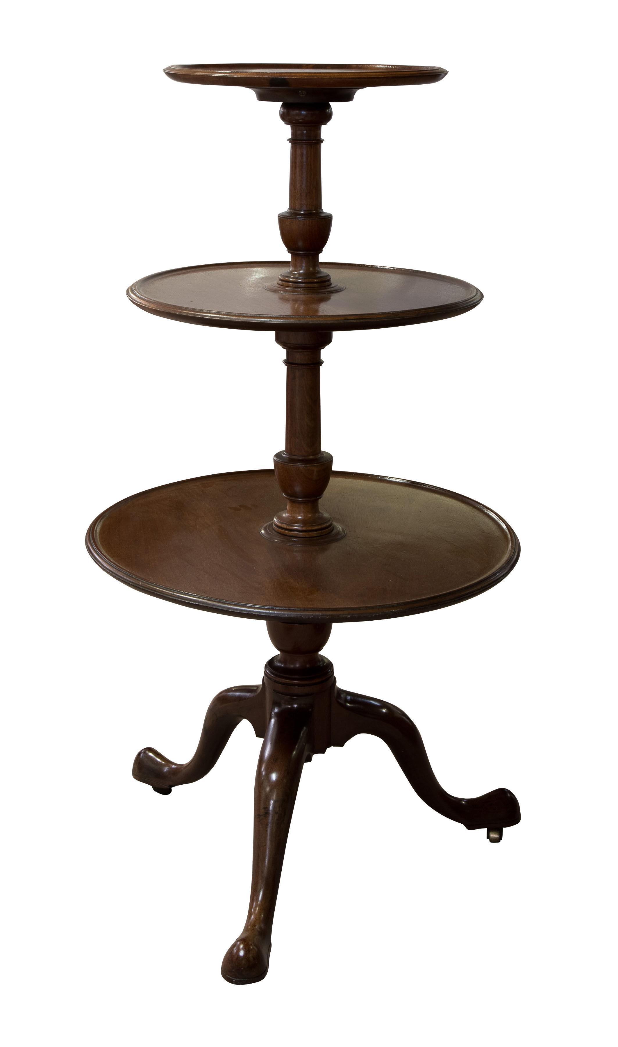 Regency Mahogany Dumbwaiter (1 of 1)