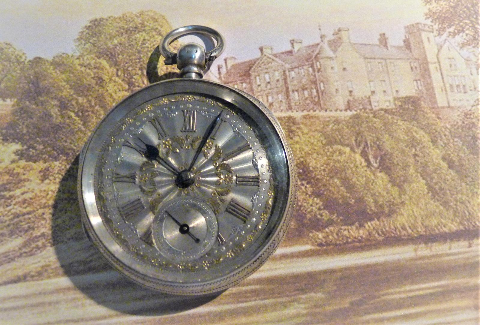Superb 1898 Open-faced Silver Dial Fusee Pocket Watch by Alexander Sharples of Brechin, Scotland (1 of 10)