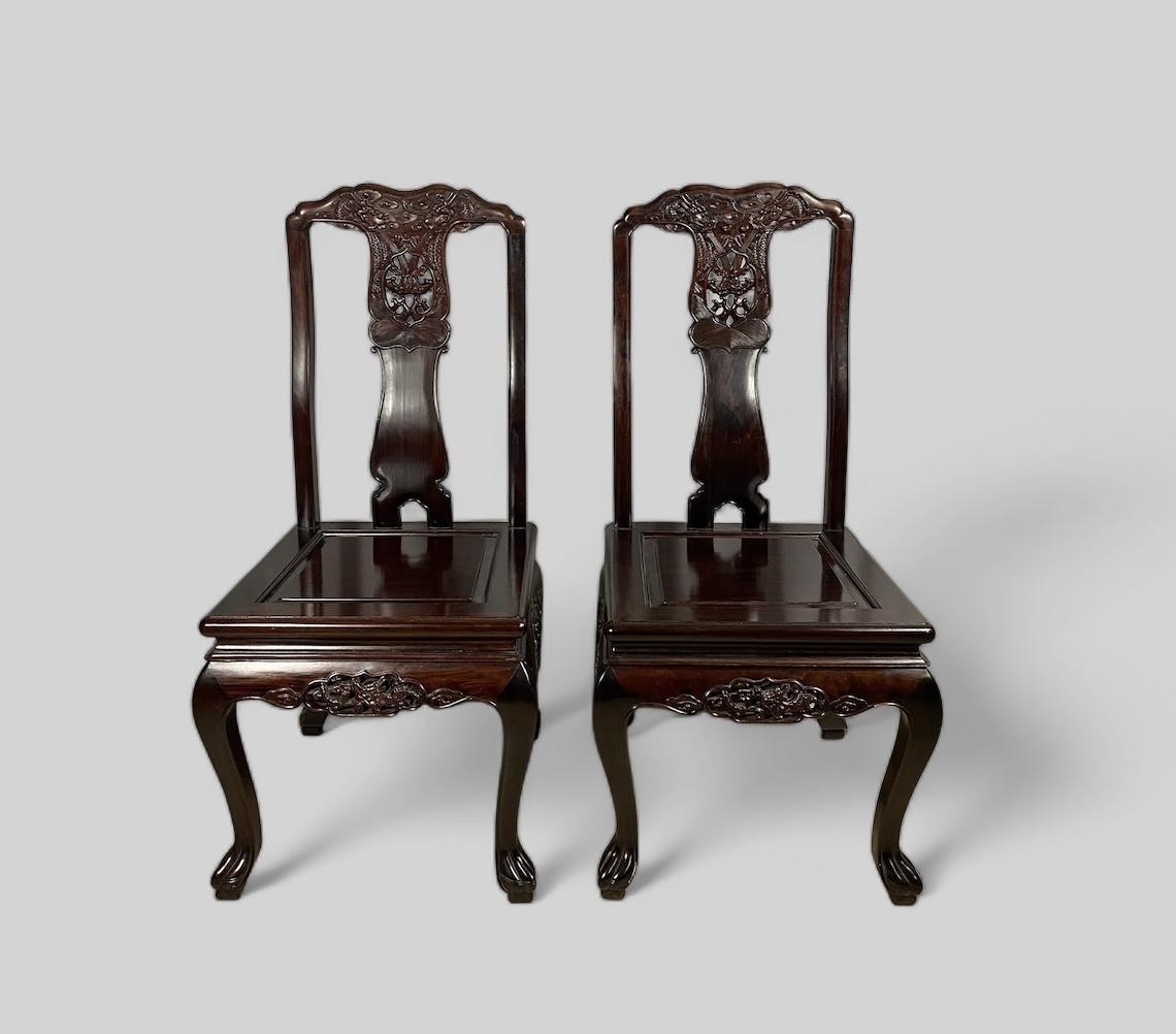 Pair of Chinese Hall Chairs (1 of 6)