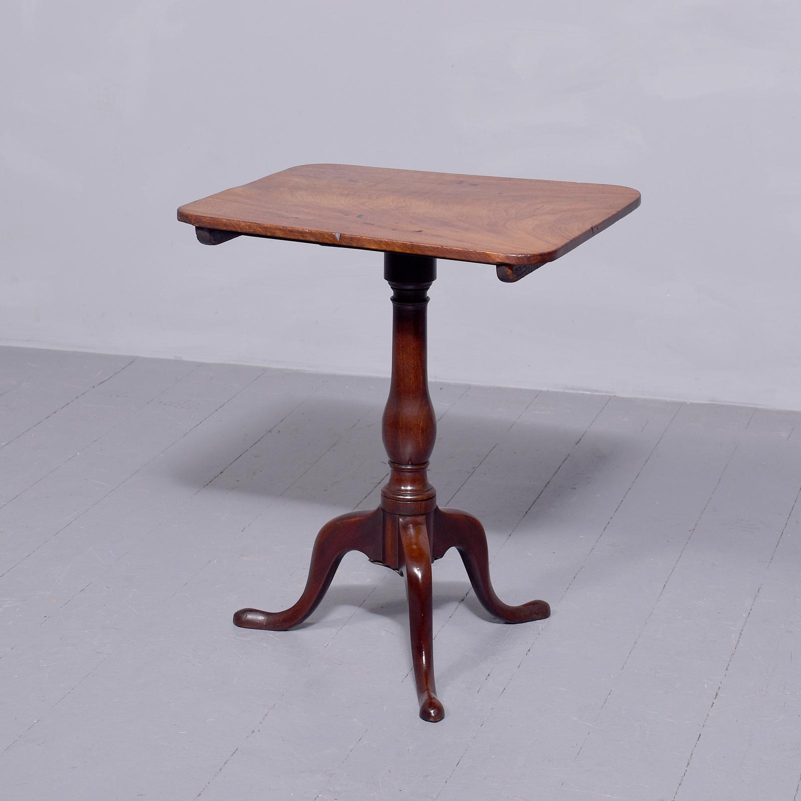 George III Mahogany Snap Top Table (1 of 6)