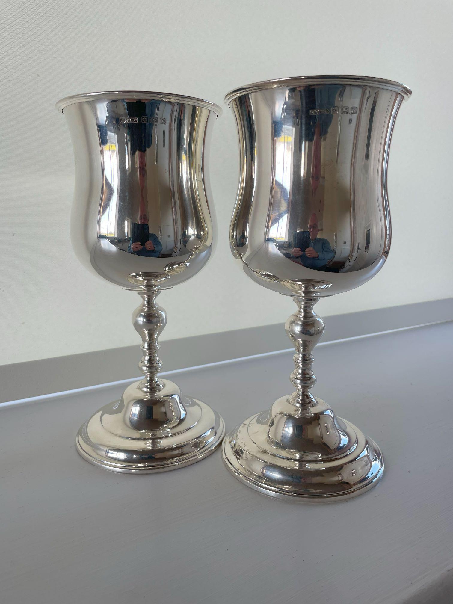 Pair of Silver Chalices (1 of 3) Pair of Silver Chalices (1 of 3)