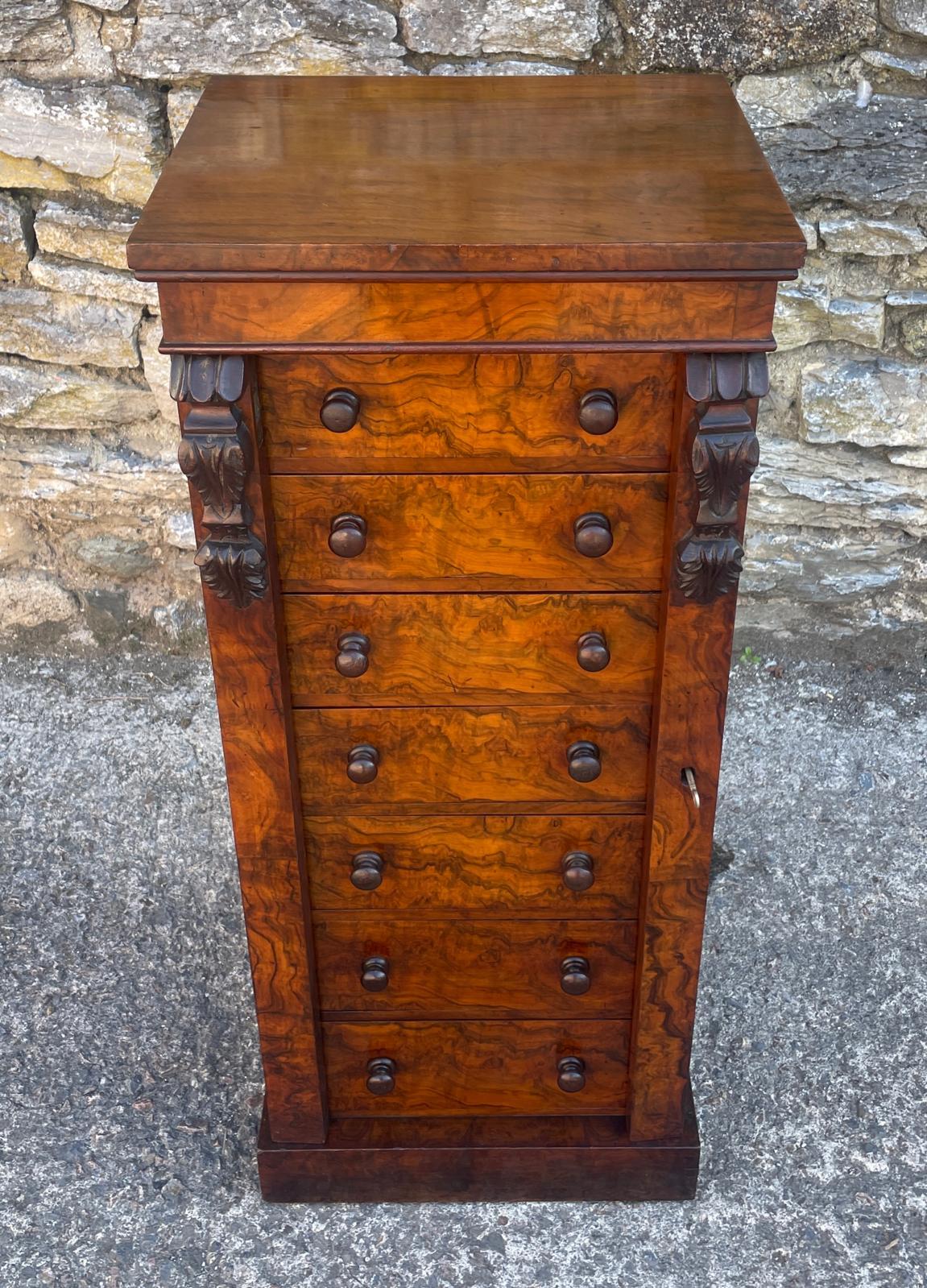 Victorian Walnut Wellington Chest (1 of 16)