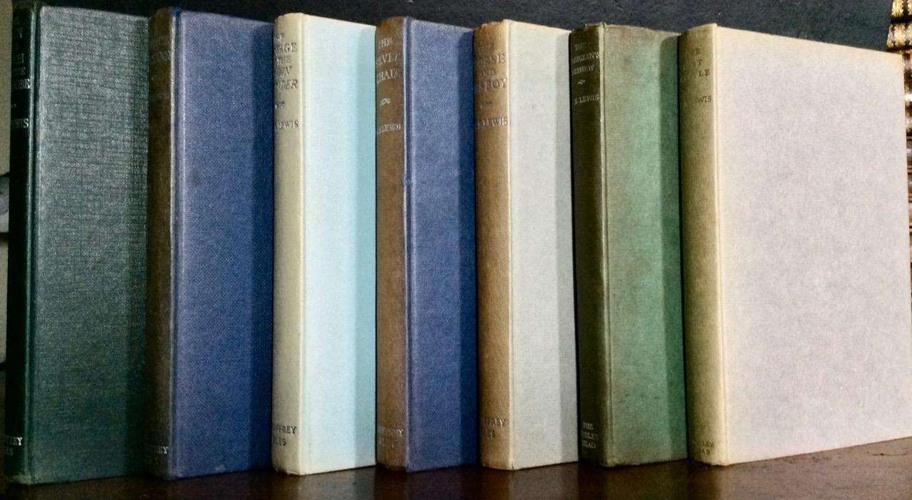 The Chronicles of Narnia by C S Lewis Complete Set 7 x Volumes Early Editions (1 of 5)