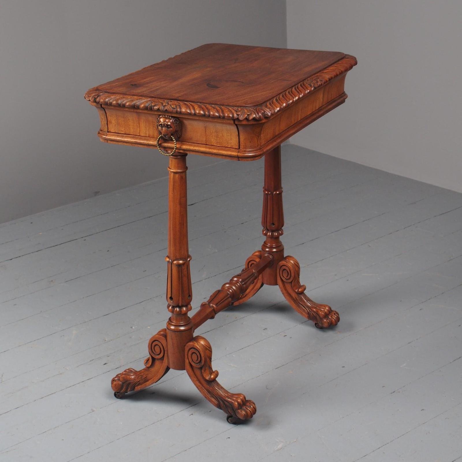 Antique Regency Mahogany Side Table (1 of 19) Antique Regency Mahogany Side Table (1 of 19)