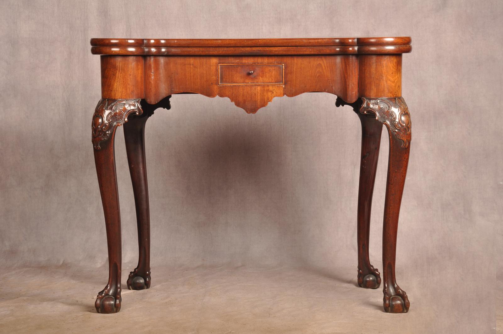 Exceptional George II Mahogany Card Table (1 of 5)