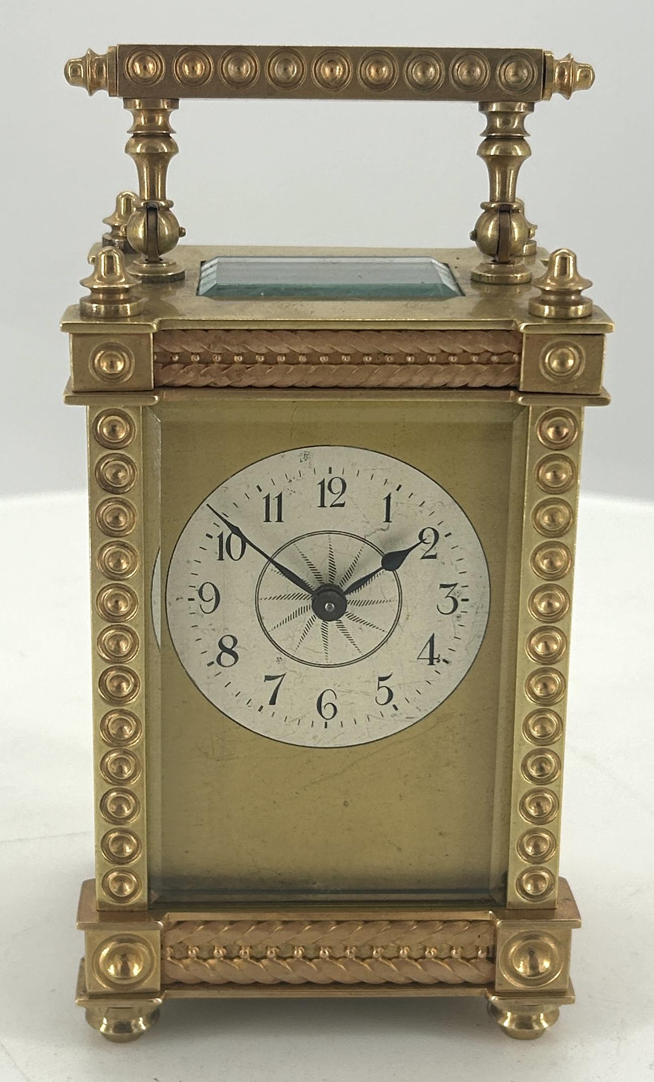 Elegant Antique French Carriage Clock ca.1900 (1 of 11)