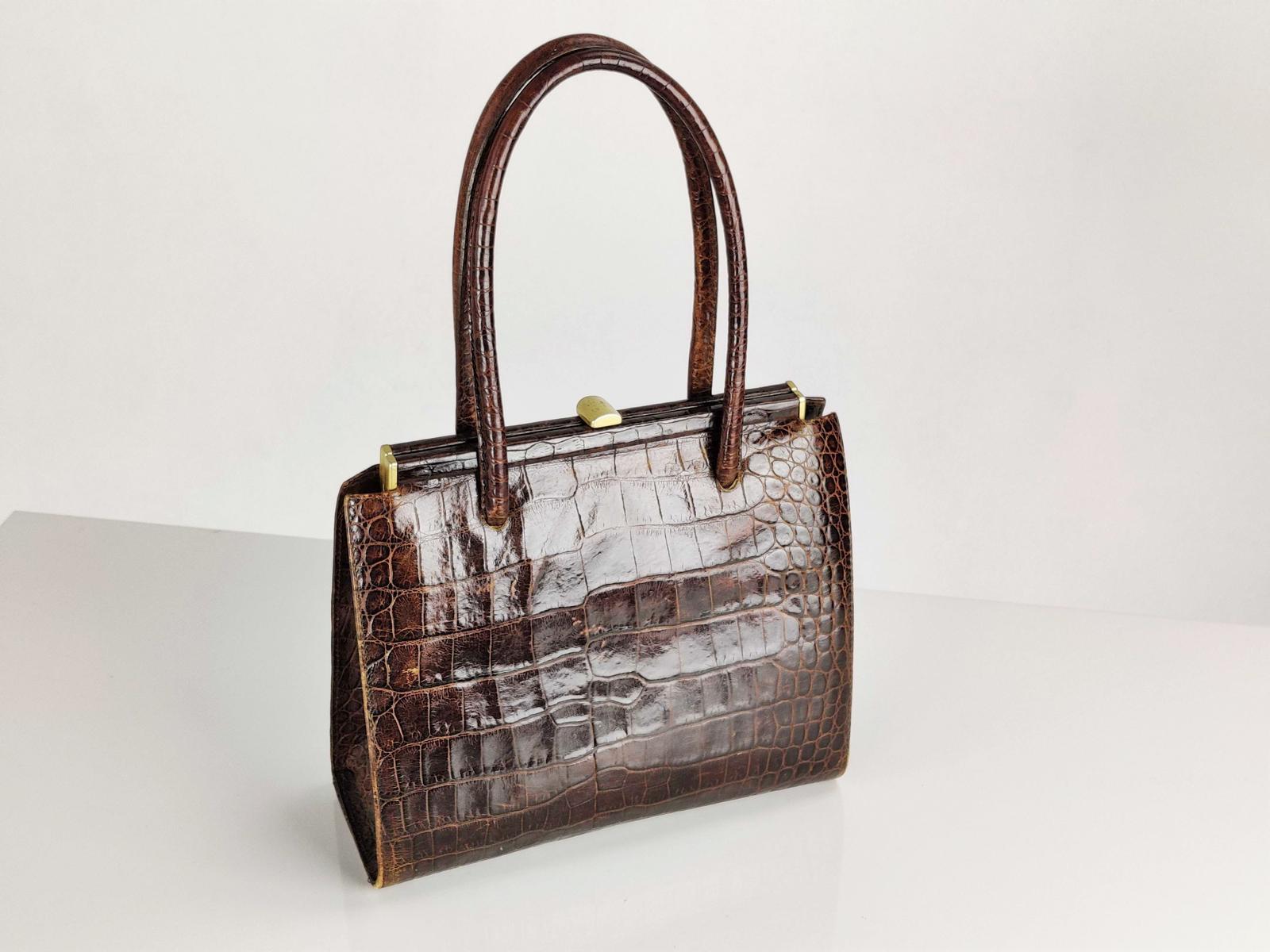 Vintage Jaeger Leather Handbag (1 of 8) Vintage Jaeger Leather Handbag (1 of 8)