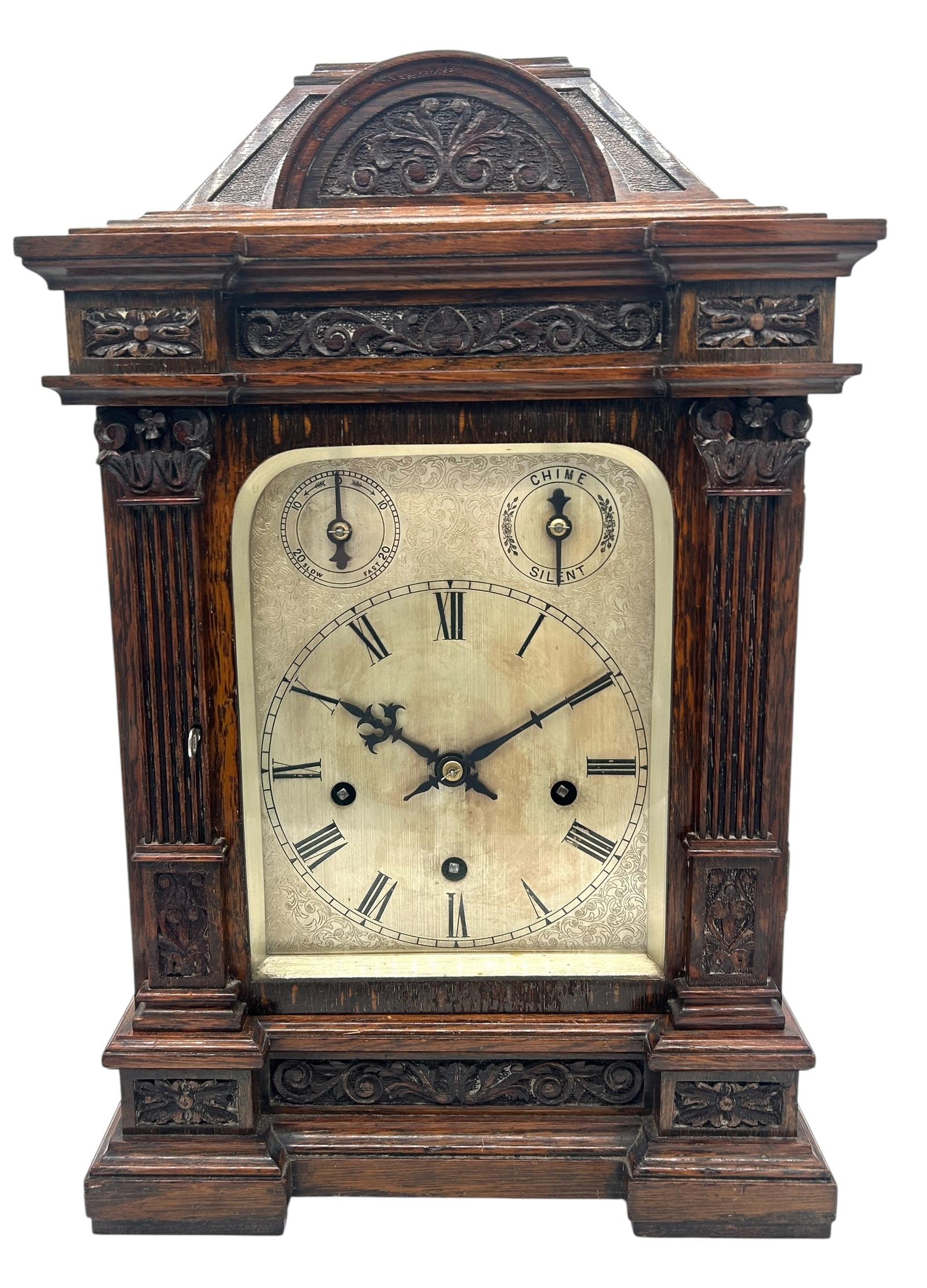 Wonderful Oak Case Musical Bracket Clock – Ca1890 (1 of 17) Wonderful Oak Case Musical Bracket Clock – Ca1890 (1 of 17)
