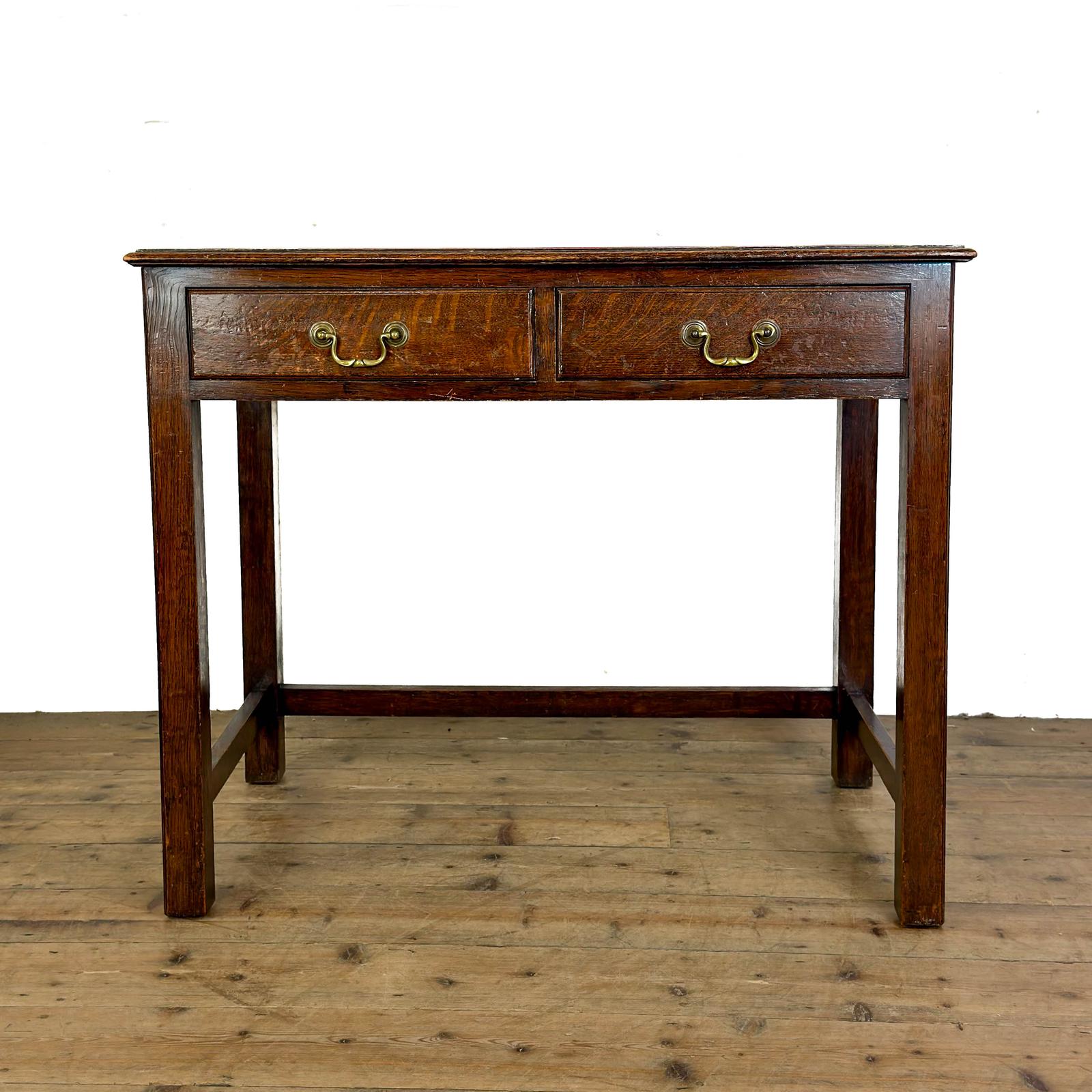 Antique Oak Writing Table (1 of 9) Antique Oak Writing Table (1 of 9)