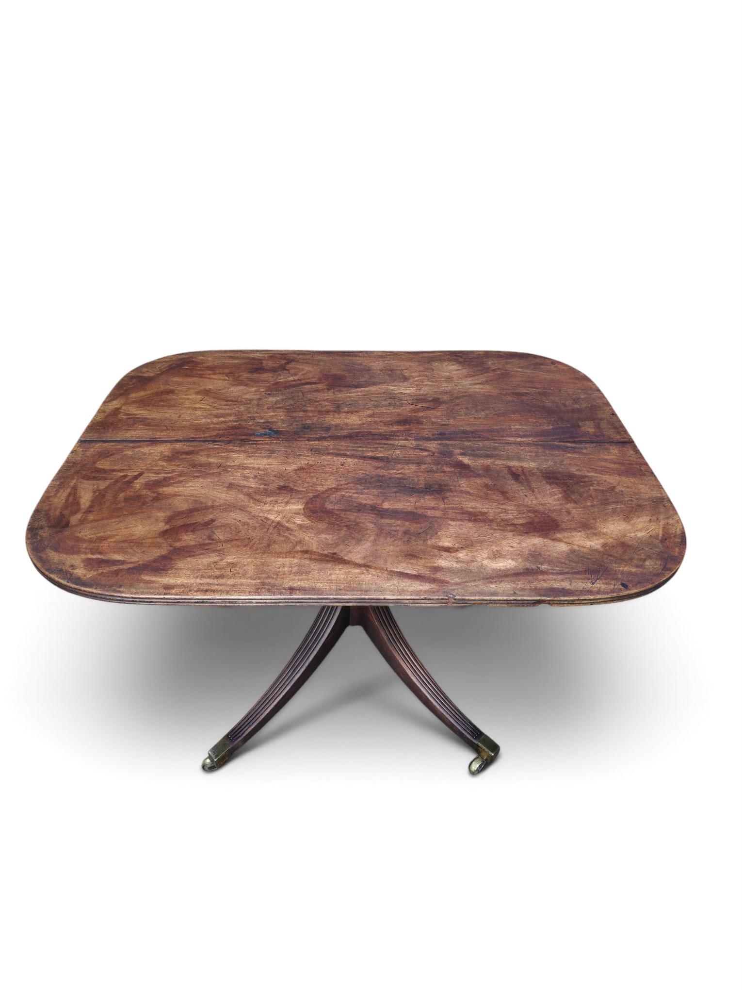 Antique Mahogany Regency Style Tilt Top Dining Table / c.1890 (1 of 13) Antique Mahogany Regency Style Tilt Top Dining Table / c.1890 (1 of 13)