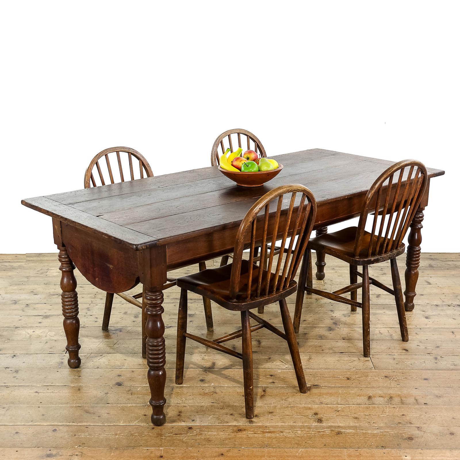 Antique Oak Farmhouse Table (1 of 12)