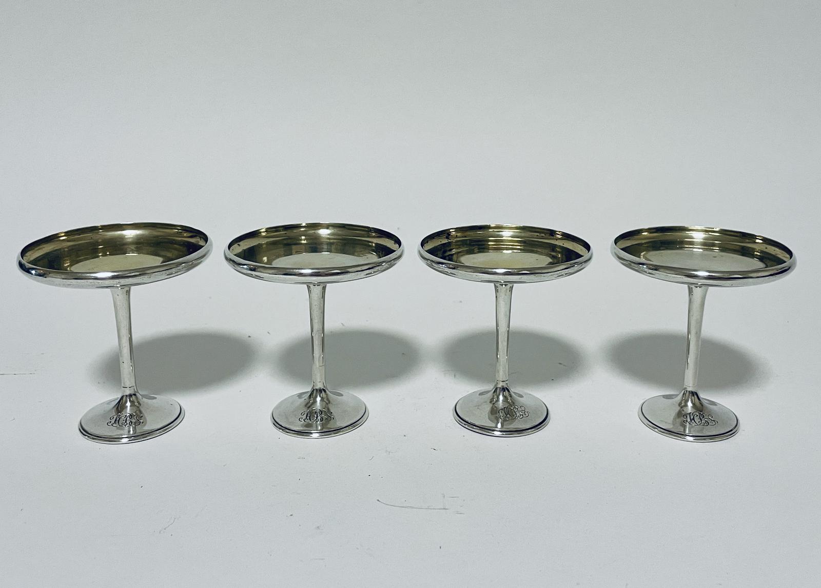 Set of 4 American Sterling Silver Compotes (1 of 11)