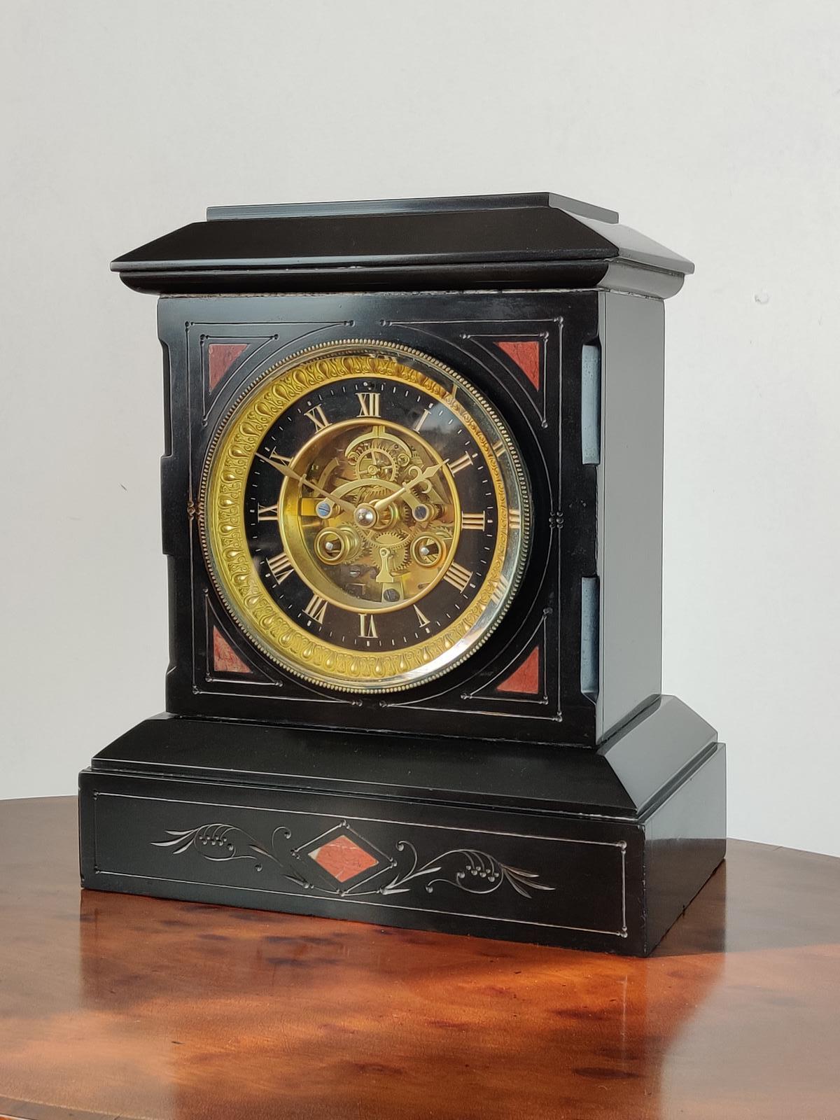 Black Slate French Clock (1 of 12) Black Slate French Clock (1 of 12)