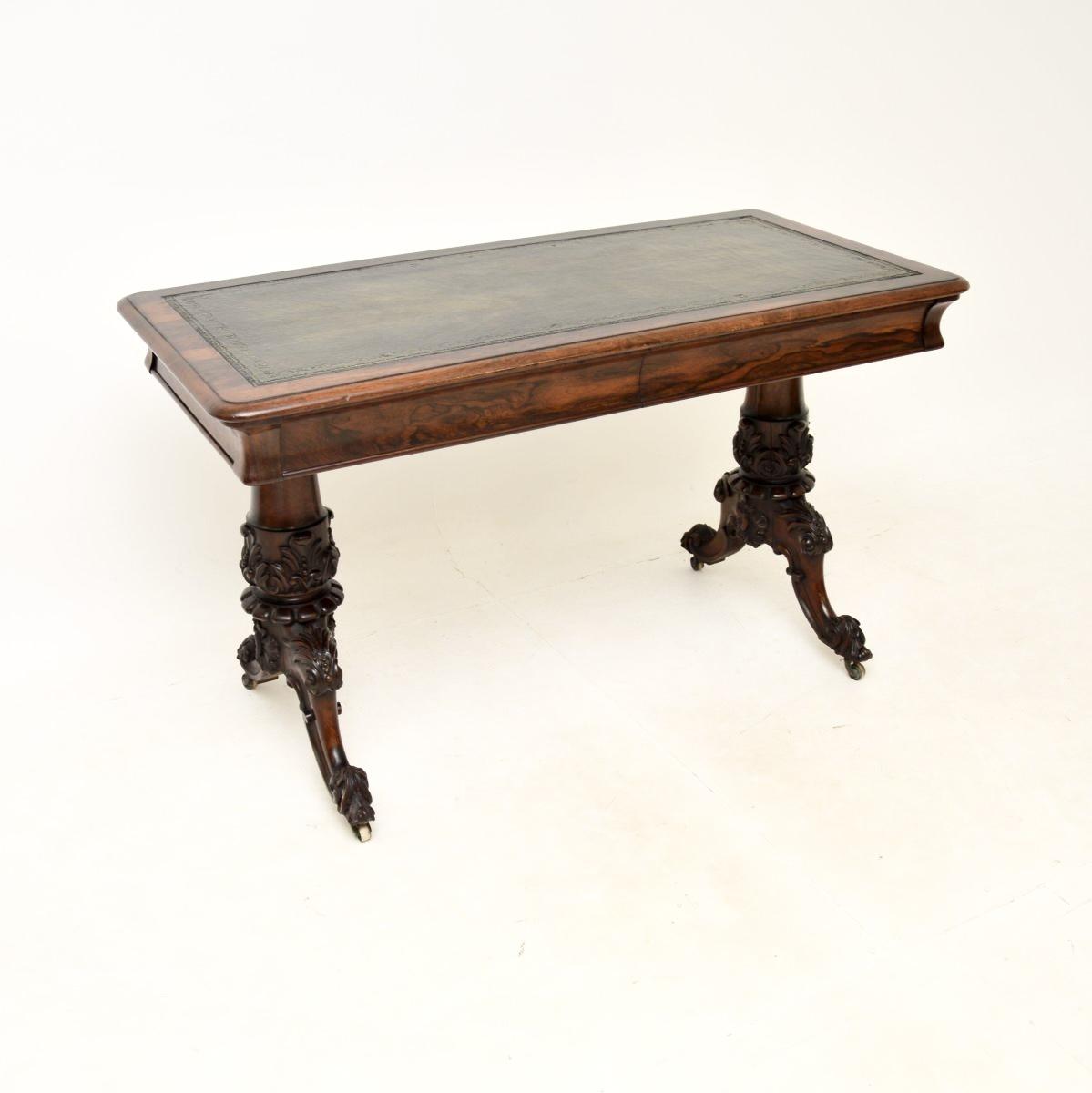 Antique William IV Rosewood Writing Table / Desk (1 of 9) Antique William IV Rosewood Writing Table / Desk (1 of 9)