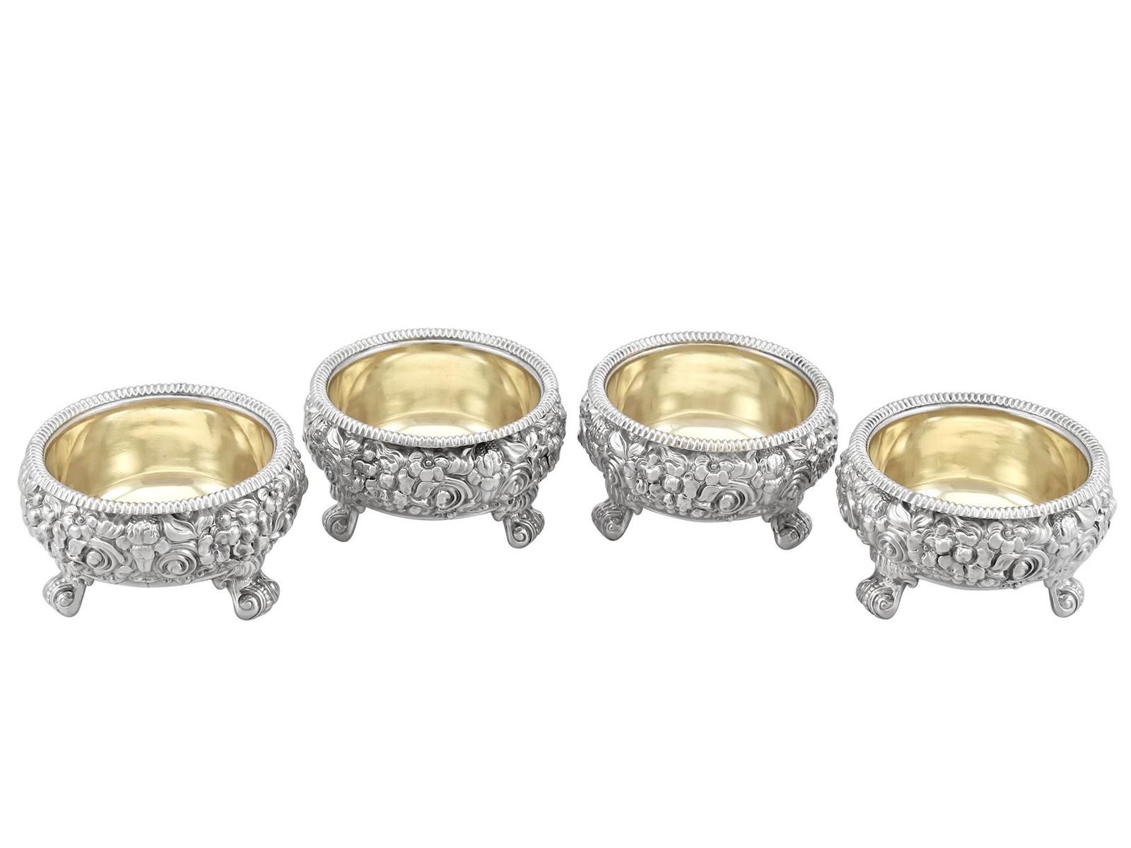 Sterling Silver Salts - Antique 1818 (1 of 9)