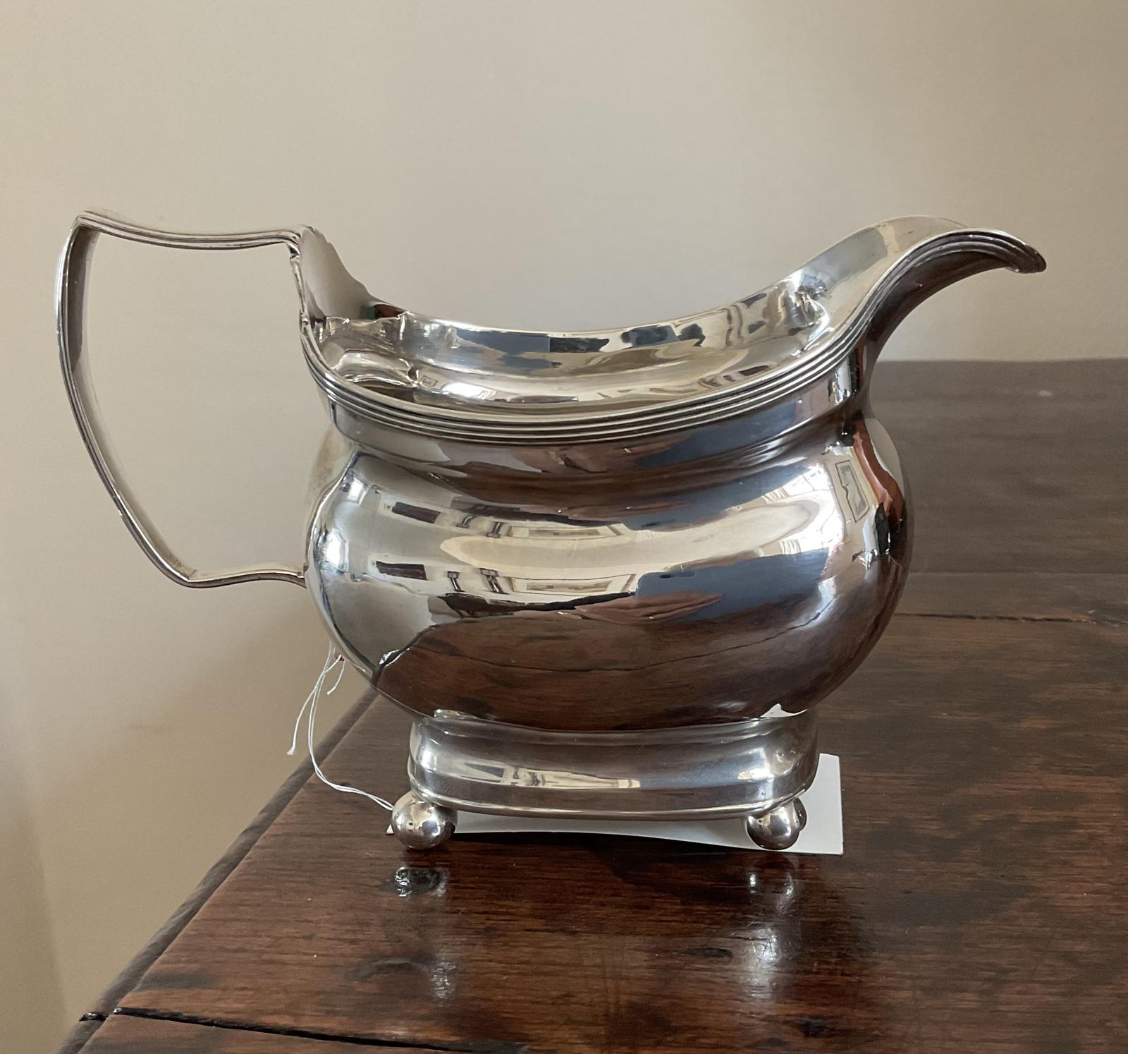 George 111 Silver Milk Jug (1 of 3)