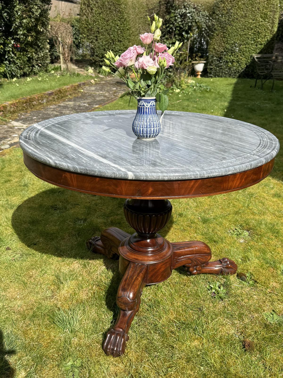 Flame Mahogany Gueridon or Centre Table (1 of 6) Flame Mahogany Gueridon or Centre Table (1 of 6)