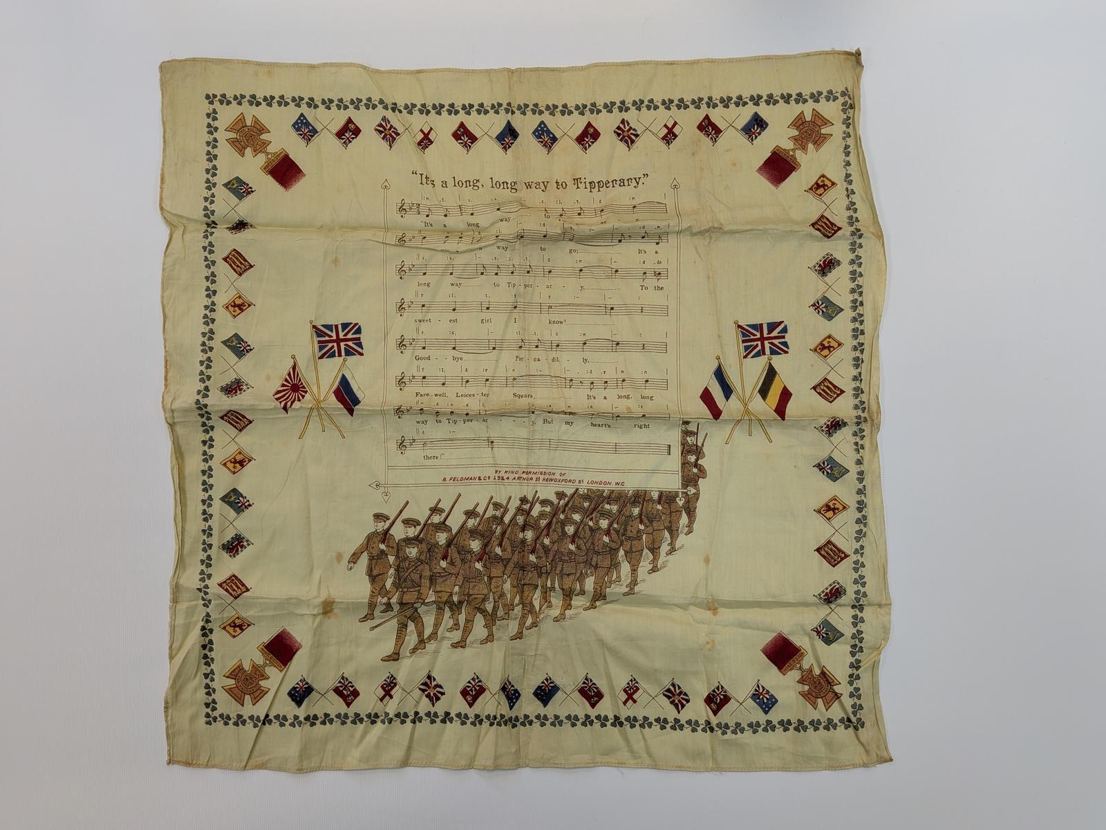 'It's a Long, Long Way to Tipperary' Commemorative Hanky (1 of 10) 'It's a Long, Long Way to Tipperary' Commemorative Hanky (1 of 10)