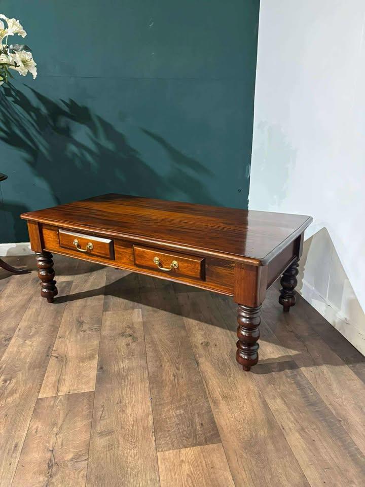 Reproduction Mahogany Two Drawer Coffee Table (1 of 15) Reproduction Mahogany Two Drawer Coffee Table (1 of 15)